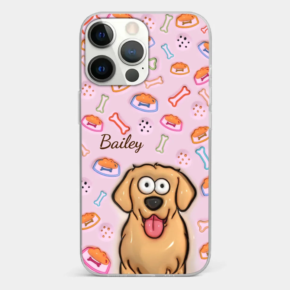 Furry Friends Don’t Just Heal Wounds, They Fill Hearts With Love - Dog Personalized Custom 3D Inflated Effect Printed Clear Phone Case - Gift For Pet Owners, Pet Lovers