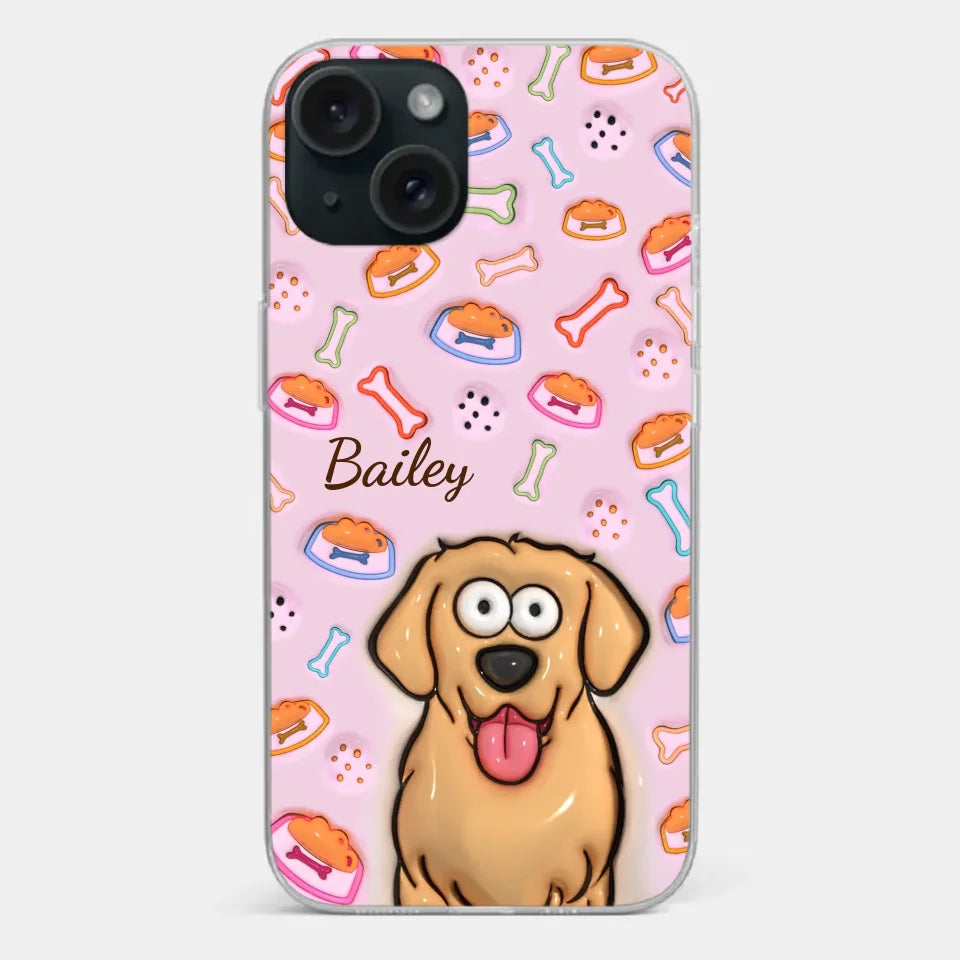 Furry Friends Don’t Just Heal Wounds, They Fill Hearts With Love - Dog Personalized Custom 3D Inflated Effect Printed Clear Phone Case - Gift For Pet Owners, Pet Lovers