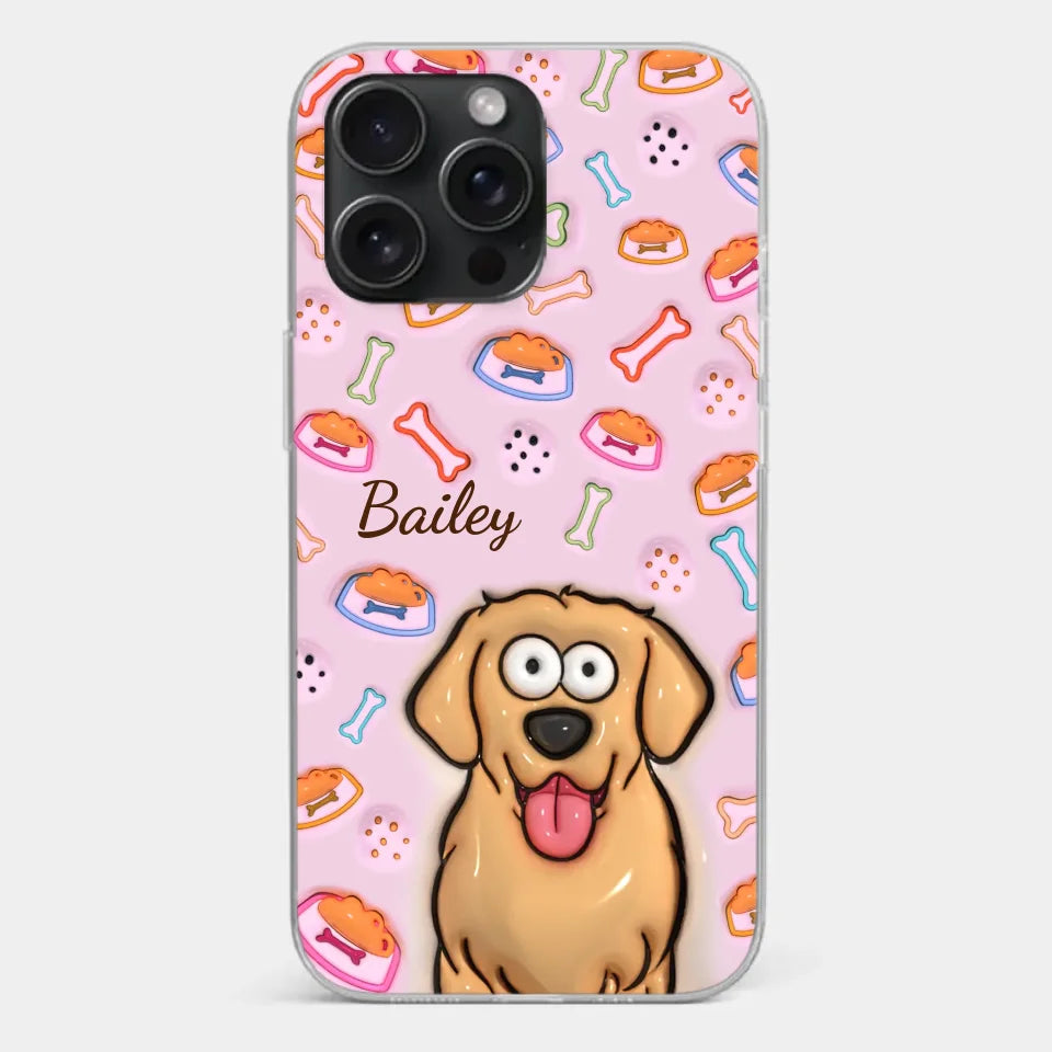 Furry Friends Don’t Just Heal Wounds, They Fill Hearts With Love - Dog Personalized Custom 3D Inflated Effect Printed Clear Phone Case - Gift For Pet Owners, Pet Lovers