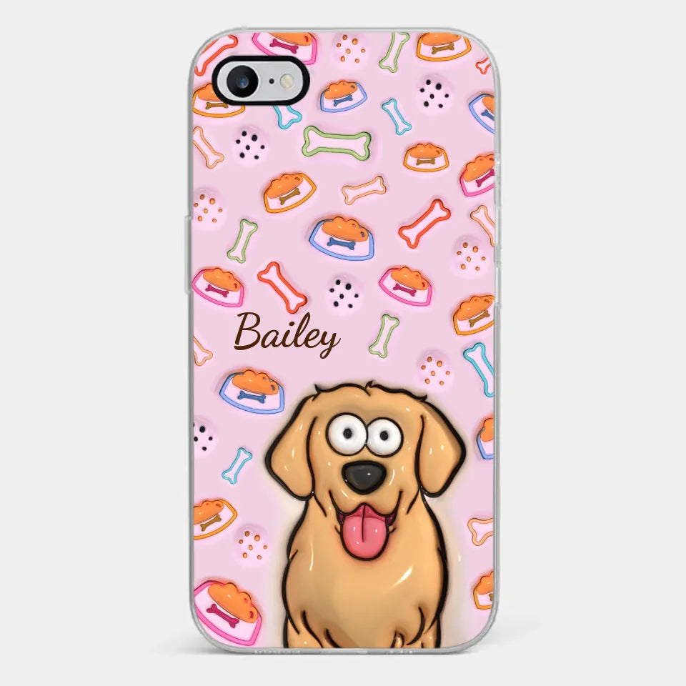 Furry Friends Don’t Just Heal Wounds, They Fill Hearts With Love - Dog Personalized Custom 3D Inflated Effect Printed Clear Phone Case - Gift For Pet Owners, Pet Lovers