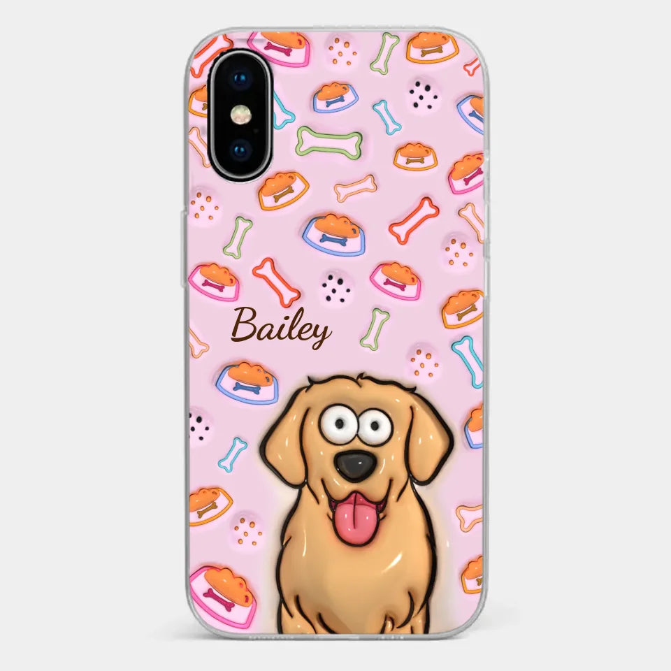 Furry Friends Don’t Just Heal Wounds, They Fill Hearts With Love - Dog Personalized Custom 3D Inflated Effect Printed Clear Phone Case - Gift For Pet Owners, Pet Lovers