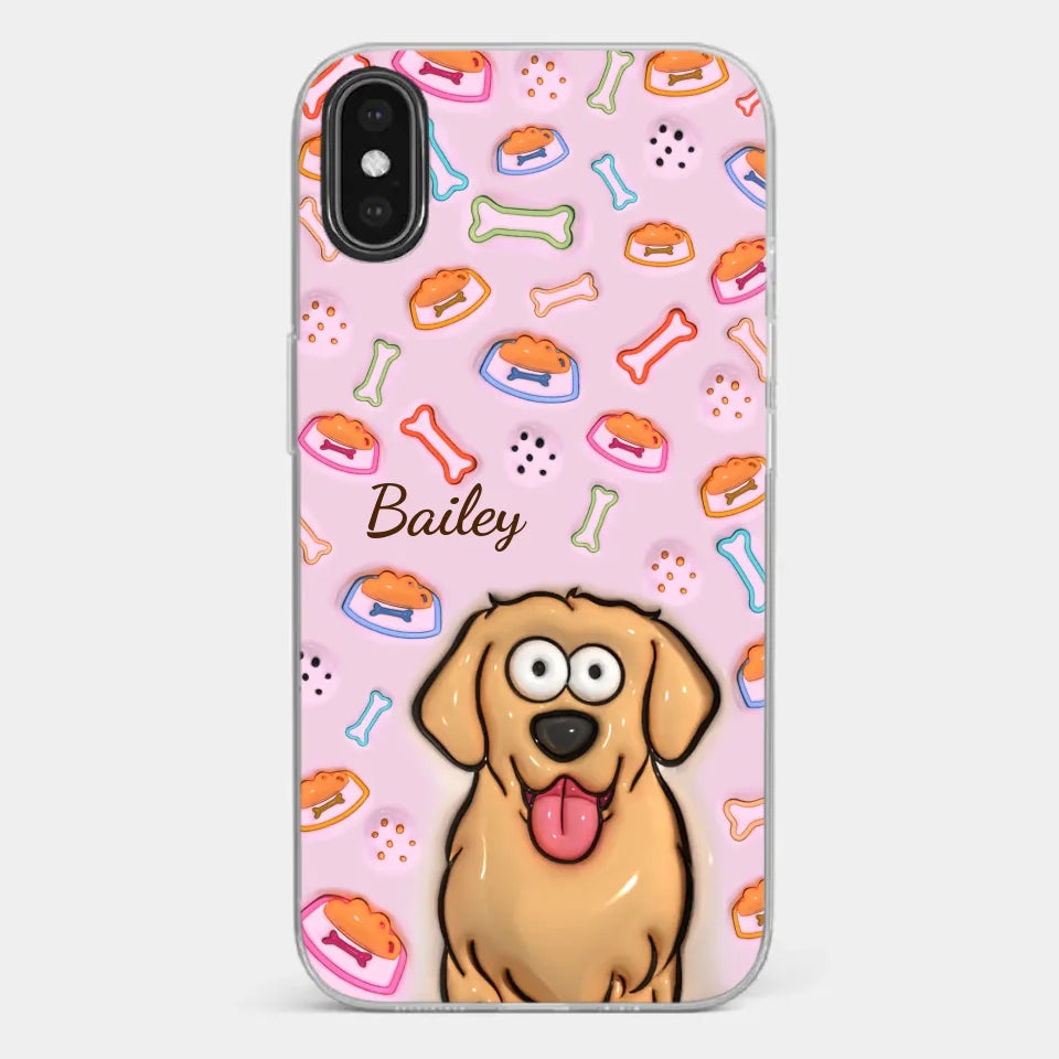 Furry Friends Don’t Just Heal Wounds, They Fill Hearts With Love - Dog Personalized Custom 3D Inflated Effect Printed Clear Phone Case - Gift For Pet Owners, Pet Lovers