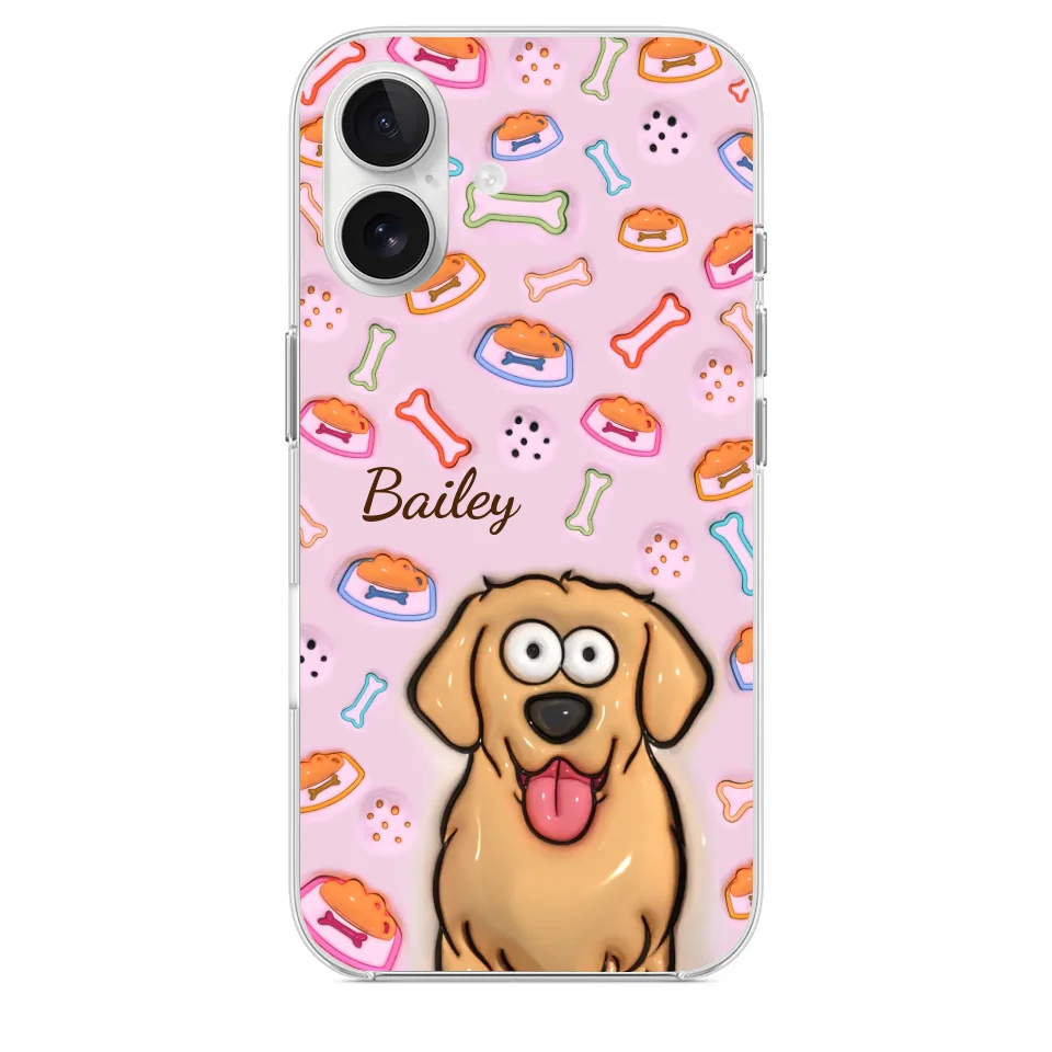 Furry Friends Don’t Just Heal Wounds, They Fill Hearts With Love - Dog Personalized Custom 3D Inflated Effect Printed Clear Phone Case - Gift For Pet Owners, Pet Lovers