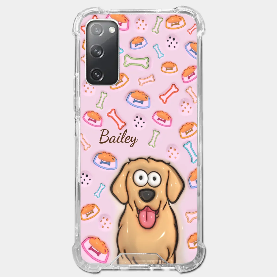 Furry Friends Don’t Just Heal Wounds, They Fill Hearts With Love - Dog Personalized Custom 3D Inflated Effect Printed Clear Phone Case - Gift For Pet Owners, Pet Lovers