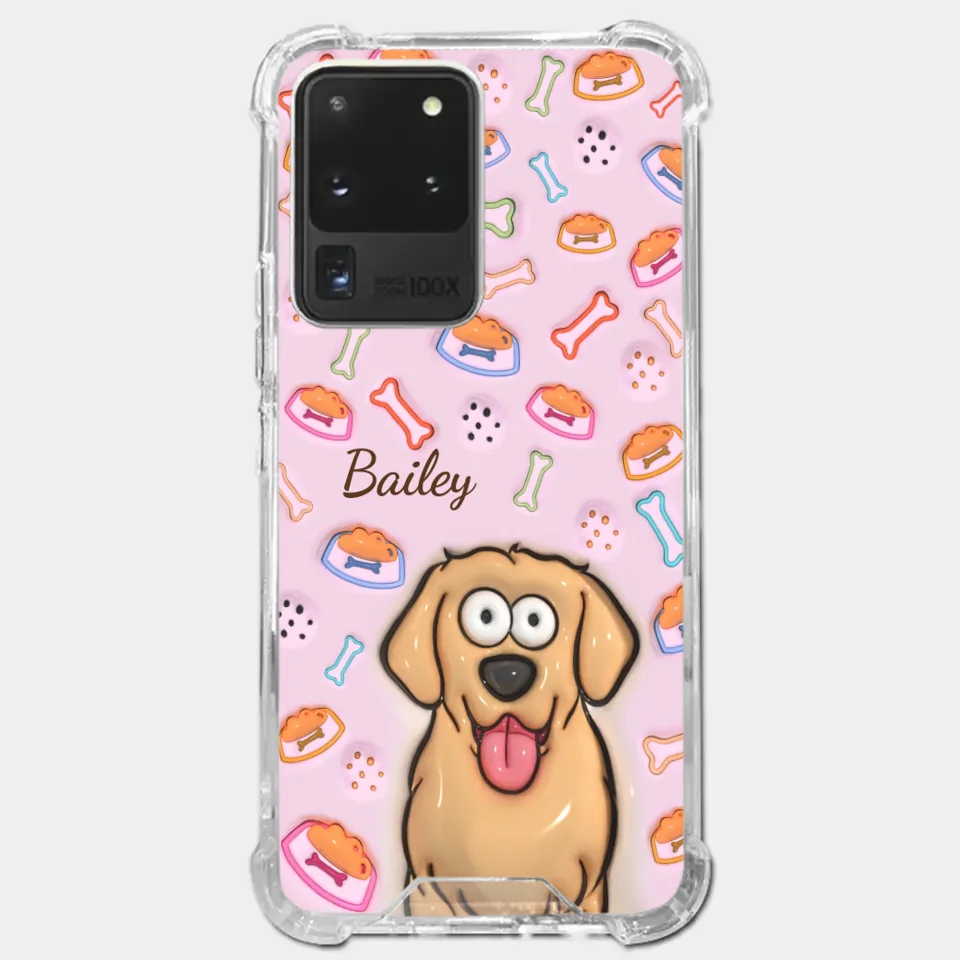 Furry Friends Don’t Just Heal Wounds, They Fill Hearts With Love - Dog Personalized Custom 3D Inflated Effect Printed Clear Phone Case - Gift For Pet Owners, Pet Lovers