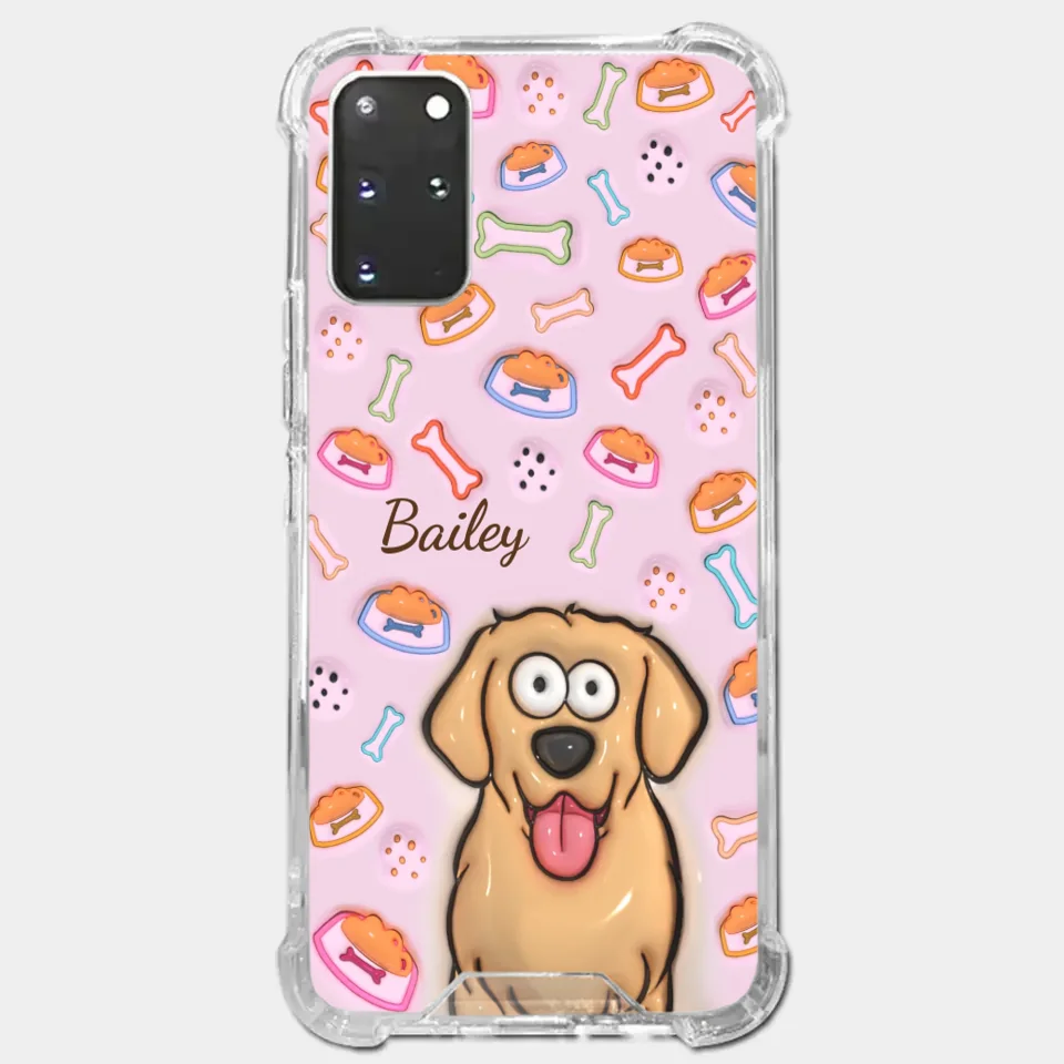 Furry Friends Don’t Just Heal Wounds, They Fill Hearts With Love - Dog Personalized Custom 3D Inflated Effect Printed Clear Phone Case - Gift For Pet Owners, Pet Lovers