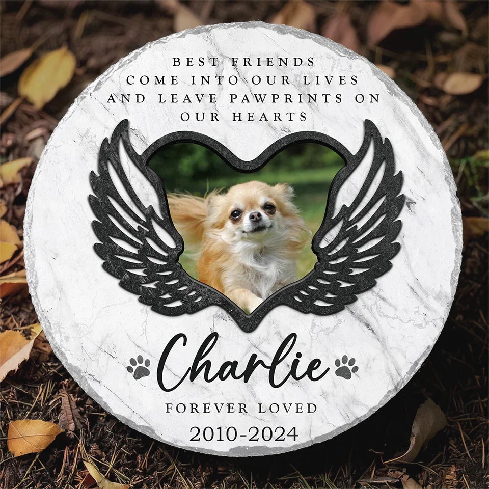 Custom Photo You Were More Than A Pet, You Were Family - Memorial Personalized Custom Round Shaped Stone With Stand - Sympathy Gift For Pet Owners, Pet Lovers
