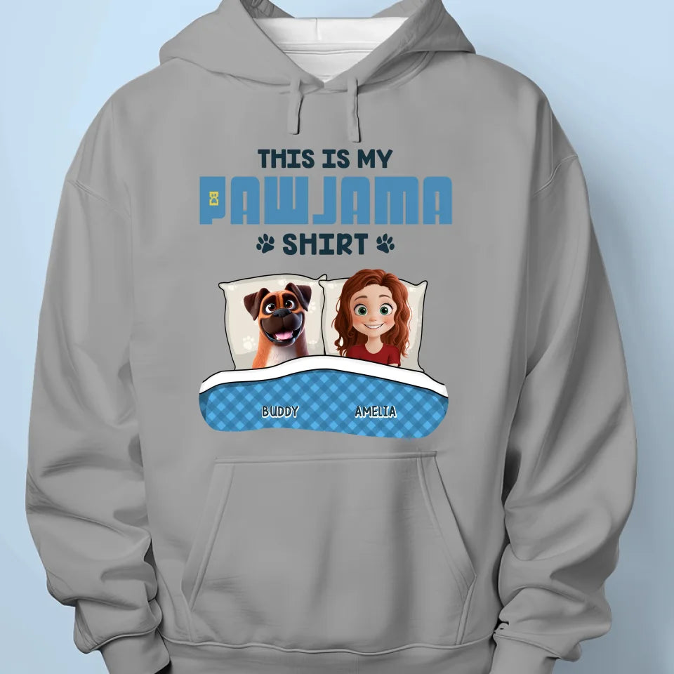 This Is My Pawjama Shirt - Dog Personalized Custom Unisex T-shirt, Premium T-shirt, Hoodie - Gift For Pet Owners, Pet Lovers