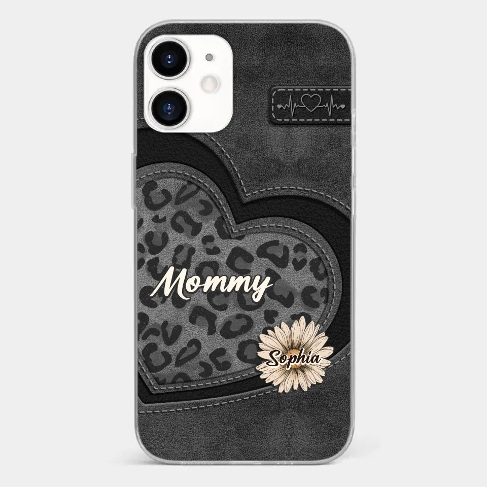 You Are My Forever Flower, Mom - Family Personalized Custom Clear Phone Case - Gift For Mom, Grandma