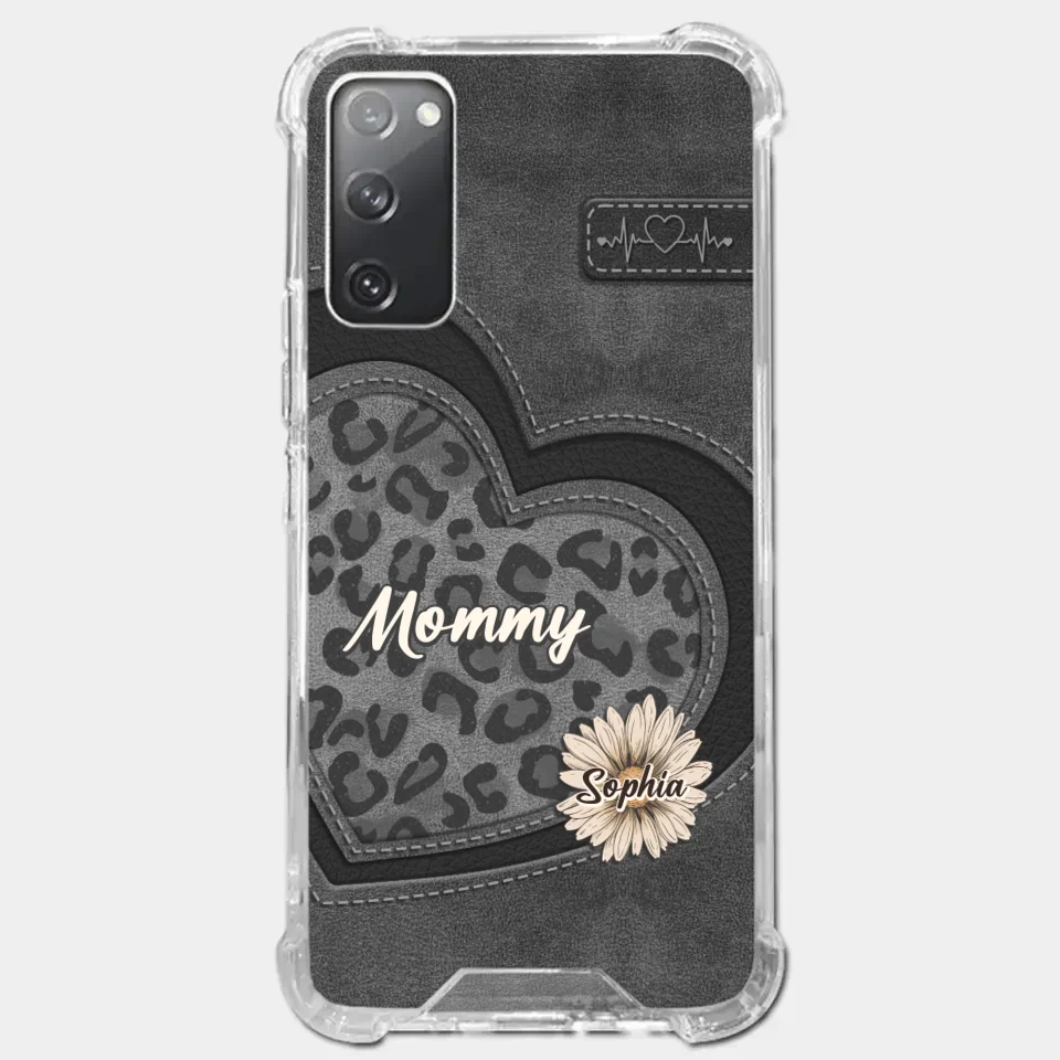 You Are My Forever Flower, Mom - Family Personalized Custom Clear Phone Case - Gift For Mom, Grandma