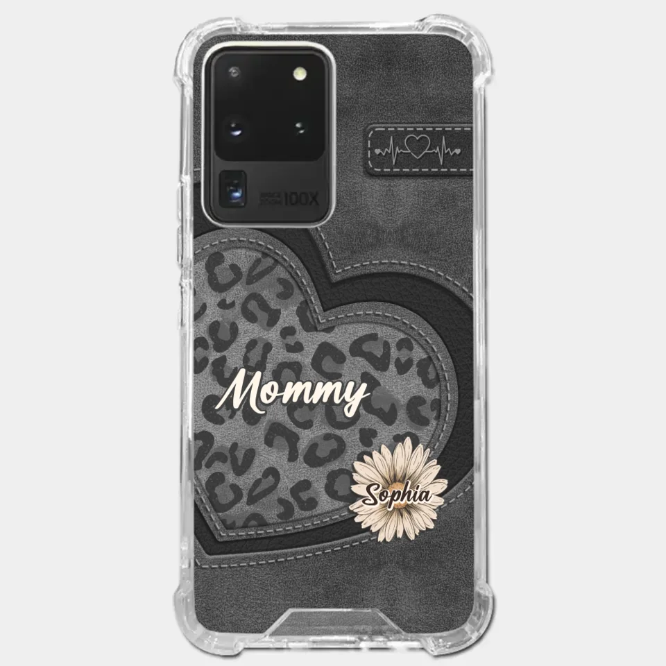 You Are My Forever Flower, Mom - Family Personalized Custom Clear Phone Case - Gift For Mom, Grandma