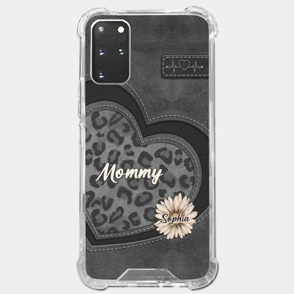 You Are My Forever Flower, Mom - Family Personalized Custom Clear Phone Case - Gift For Mom, Grandma