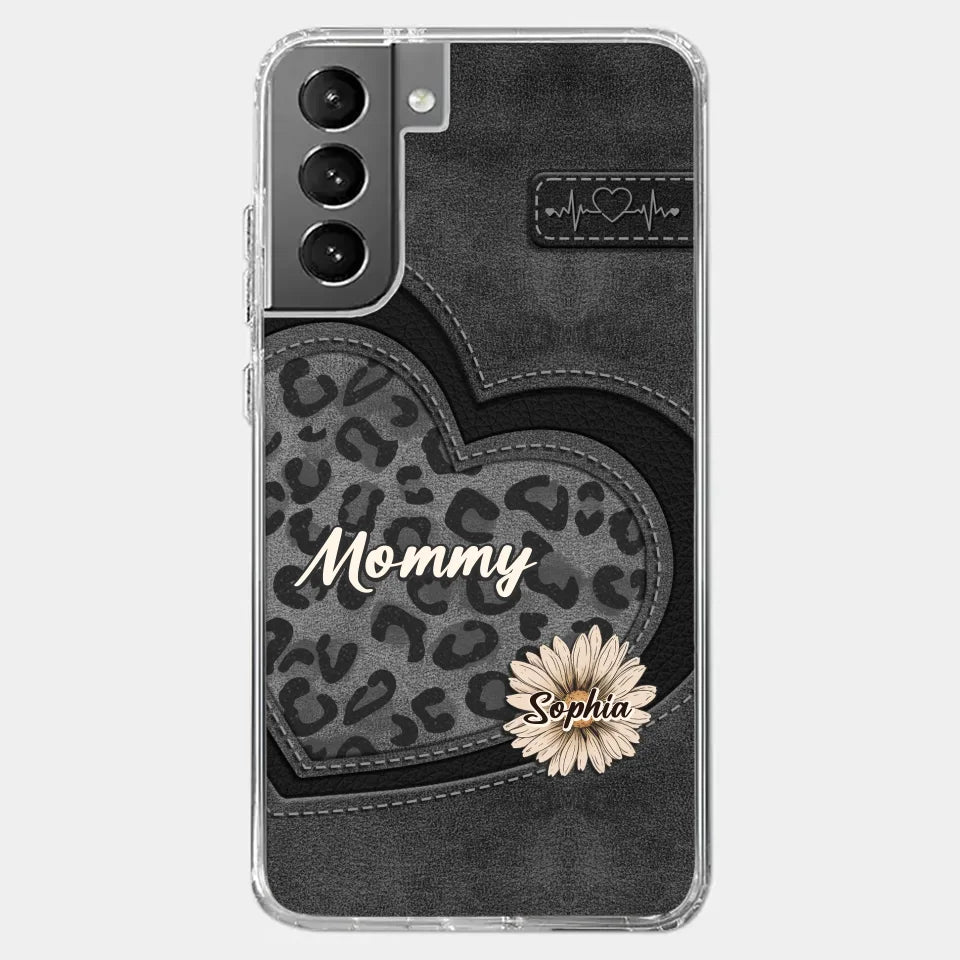 You Are My Forever Flower, Mom - Family Personalized Custom Clear Phone Case - Gift For Mom, Grandma