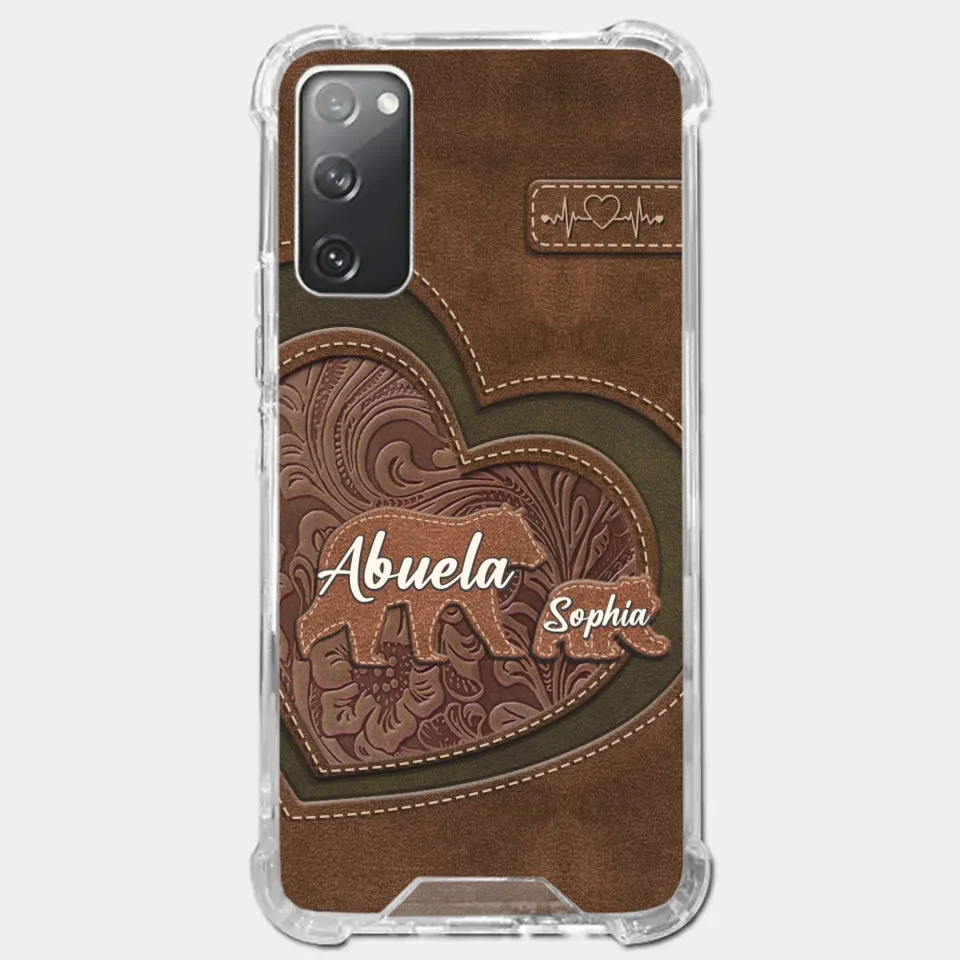 Every Hug From Grandma Felt Like Coming Home - Family Personalized Custom Clear Phone Case - Gift For Mom, Grandma