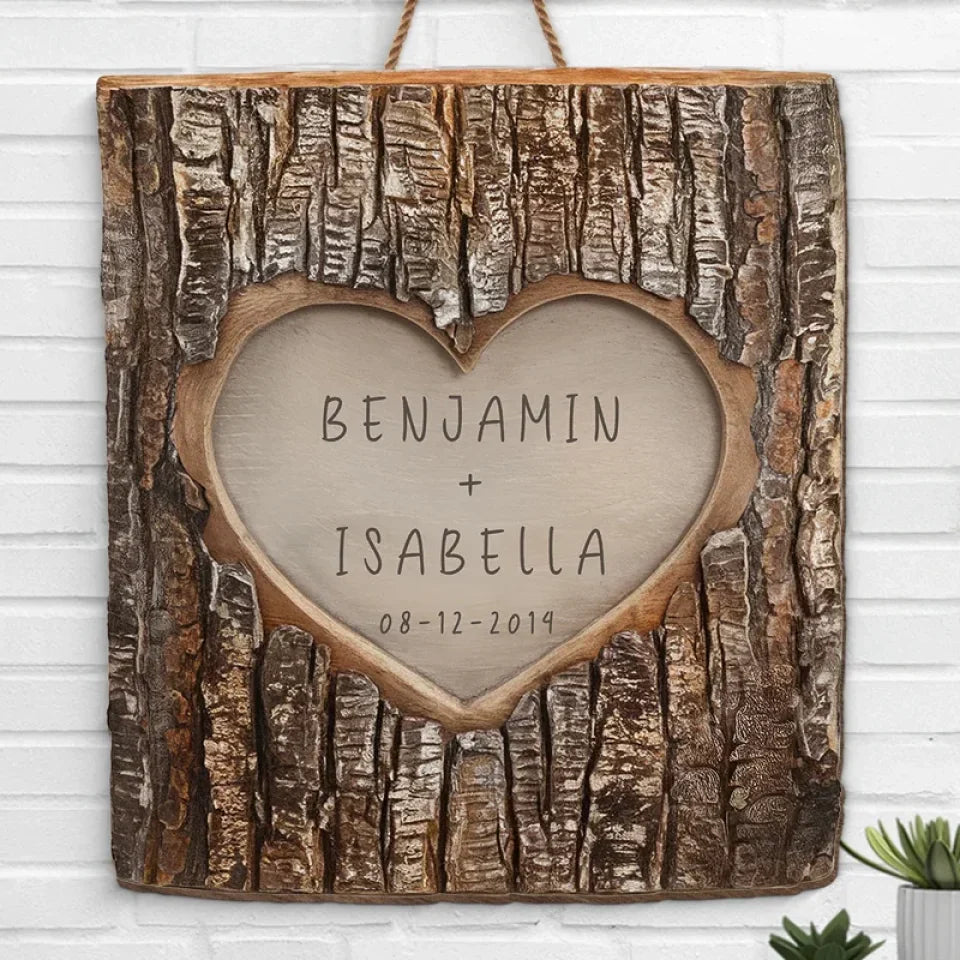 Always Better Together - Couple Personalized Custom Home Decor Wood Sign - Gift For Husband Wife, Anniversary