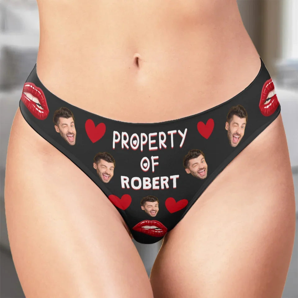 Custom Photo With You, I’m Whole - Couple Personalized Women Briefs - Gift For Husband Wife, Anniversary