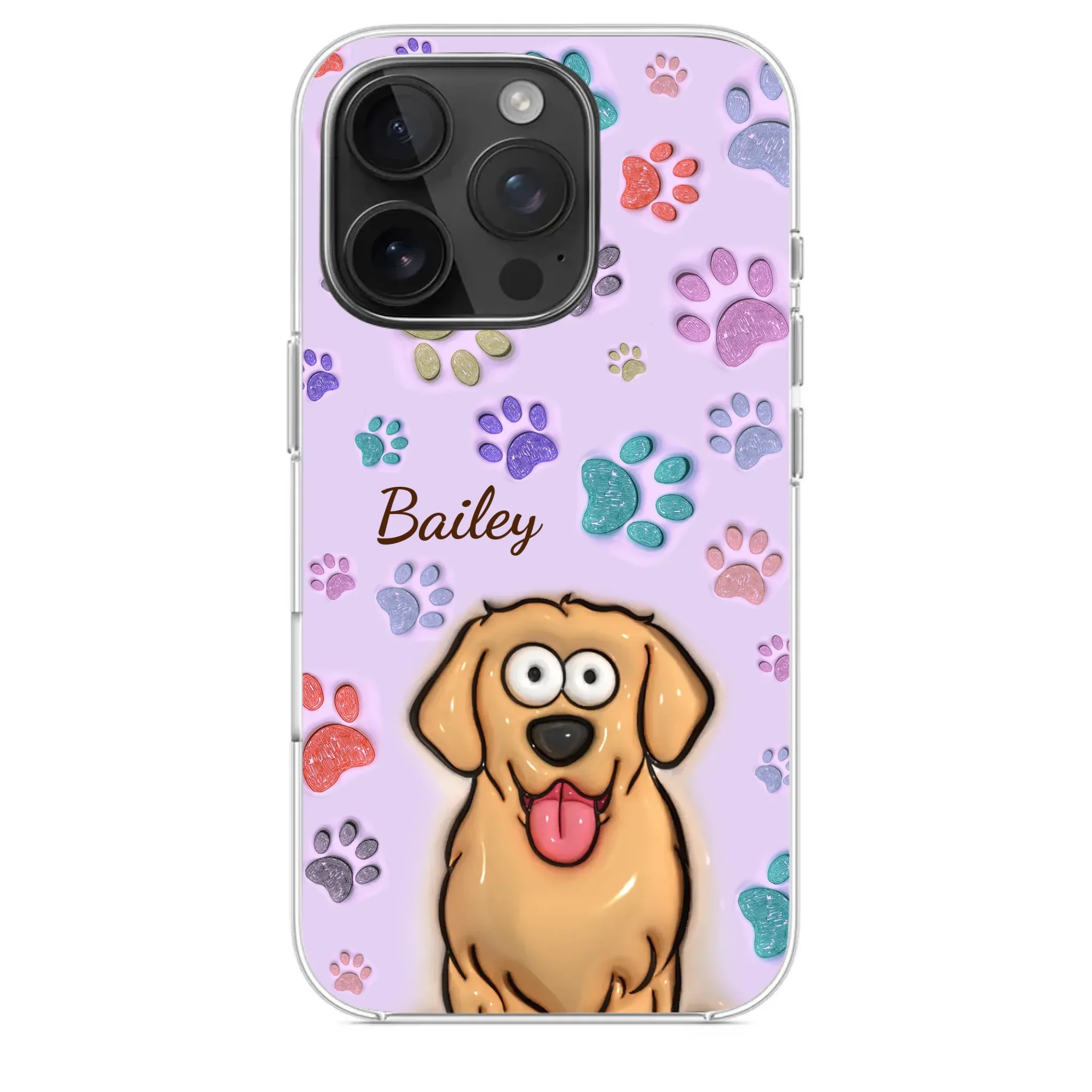 Pets Are The Best Kind Of Therapy - Dog & Cat Personalized Custom 3D Inflated Effect Printed Clear Phone Case - Gift For Pet Owners, Pet Lovers