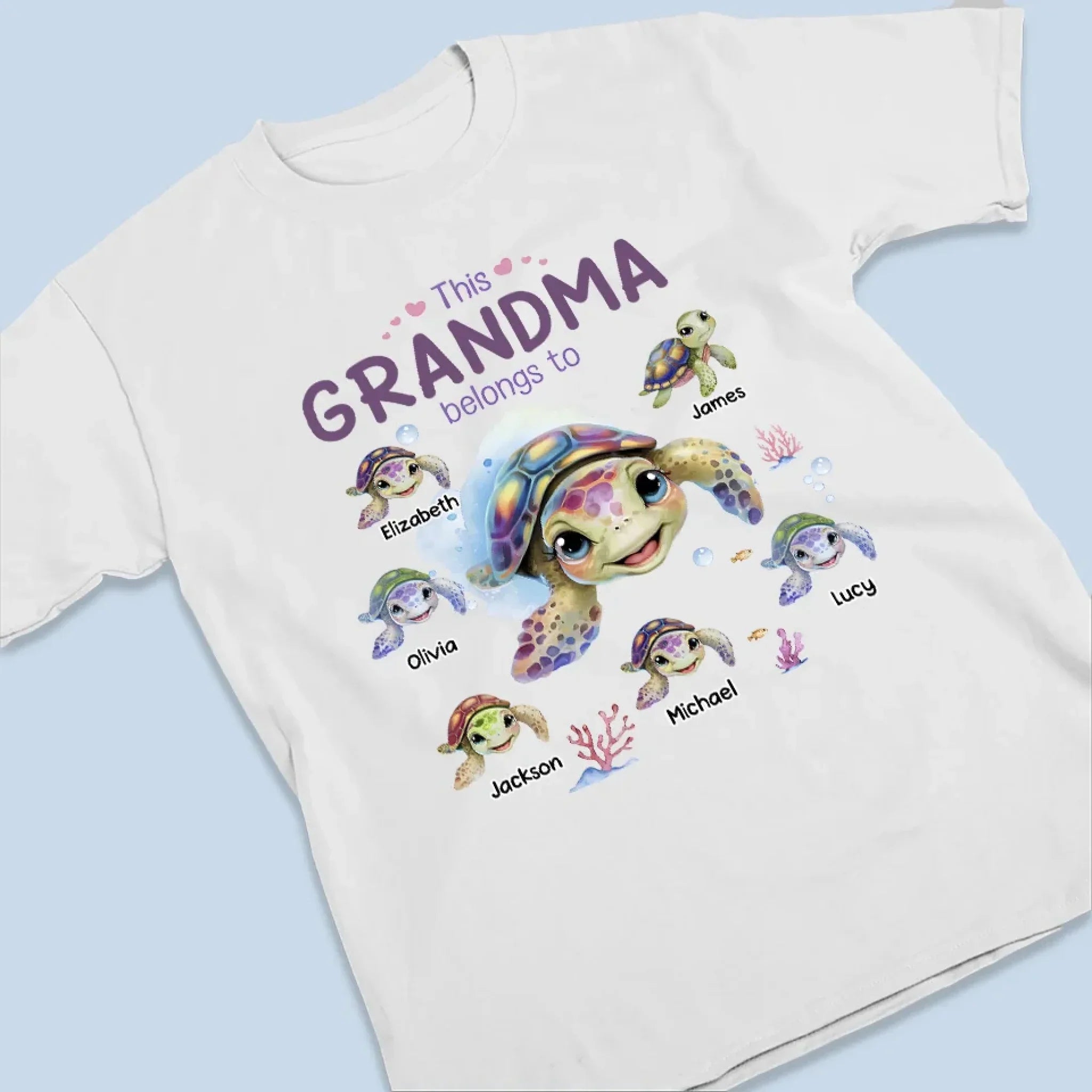 Legacy Of Love In Every Hug - Family Personalized Custom Unisex T-shirt, Premium T-shirt, Hoodie - Gift For Mom, Grandma