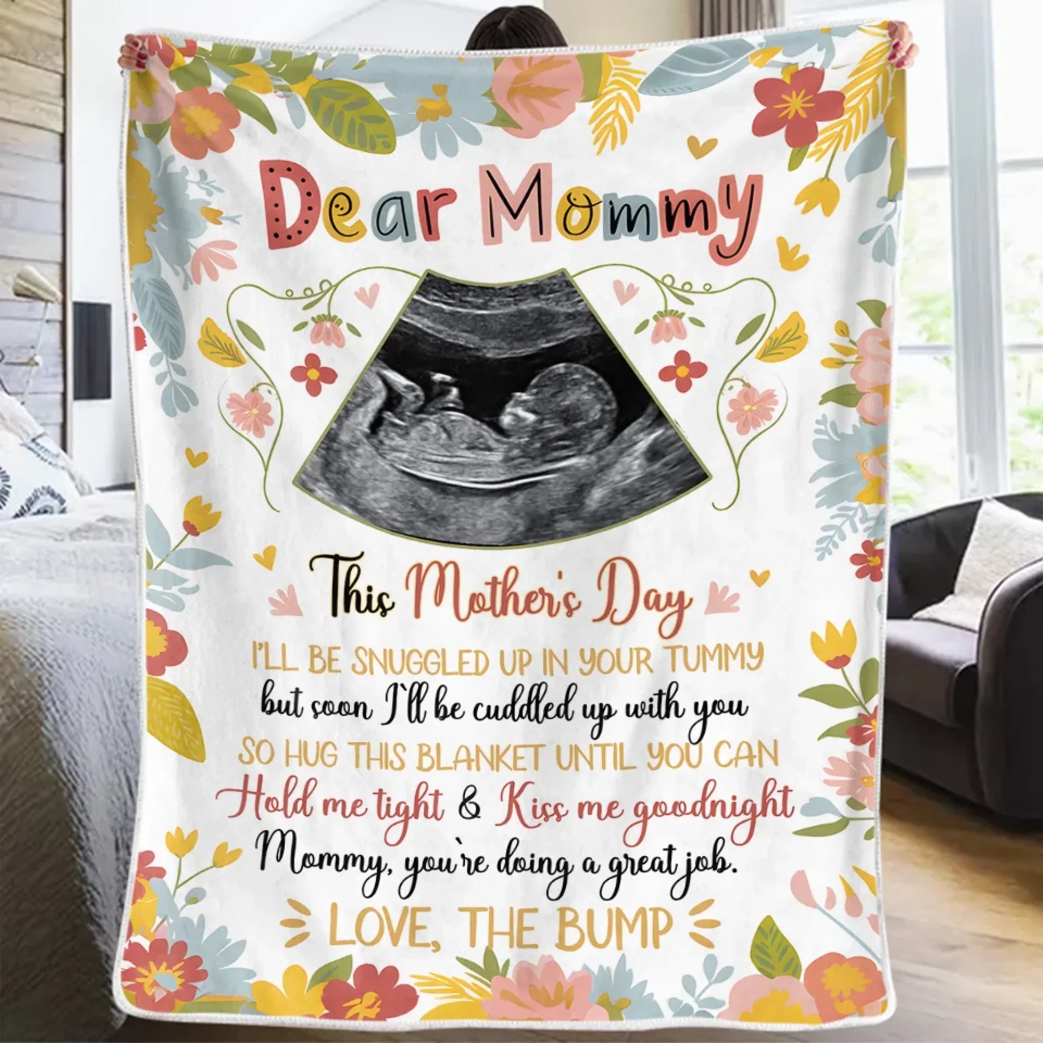 Custom Photo Every Baby Is A Little Miracle - Family Personalized Custom Blanket - Mother's Day, Baby Shower Gift, Gift For First Mom