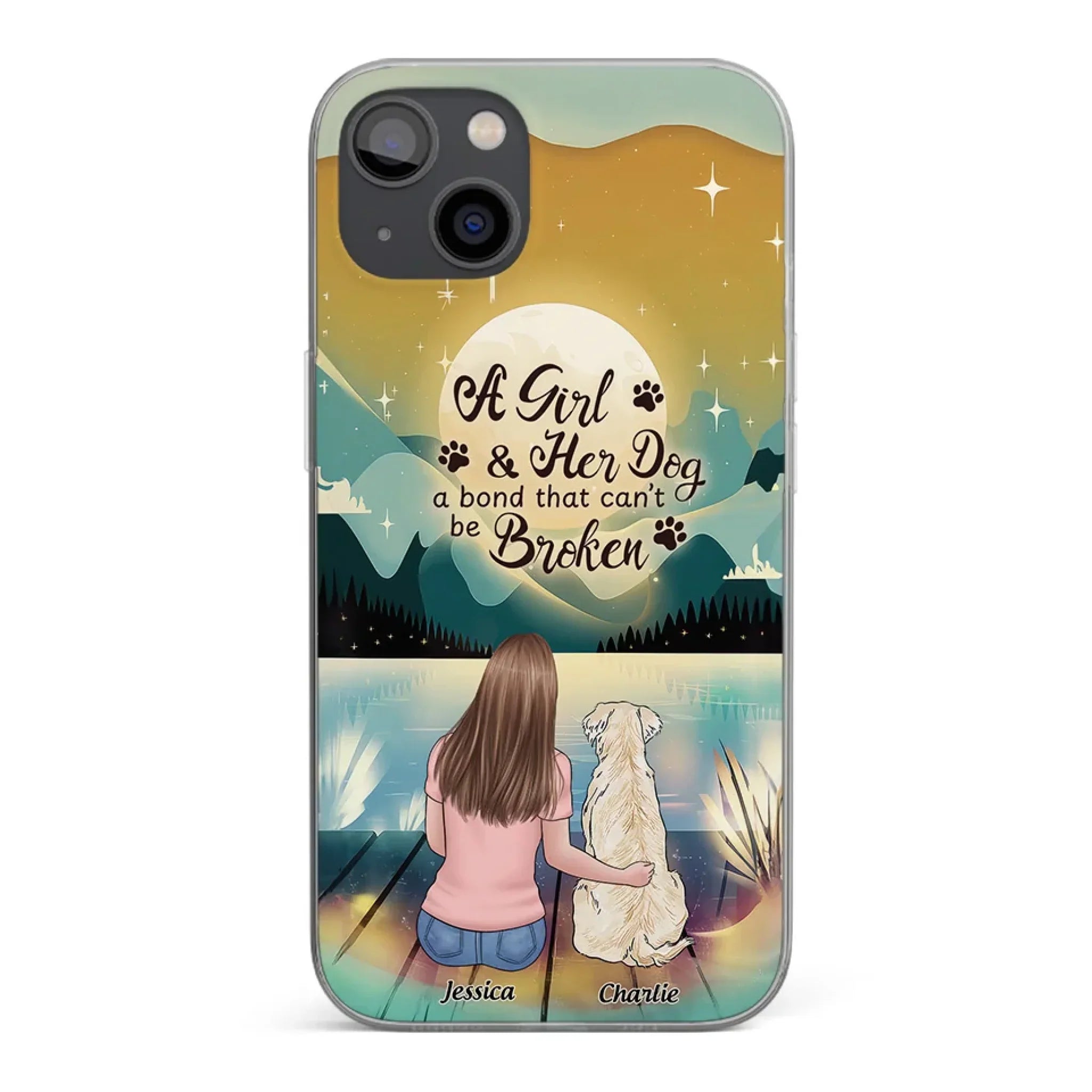 Unconditional Fur-love - Dog Personalized Custom Clear Phone Case - Gift For Pet Owners, Pet Lovers