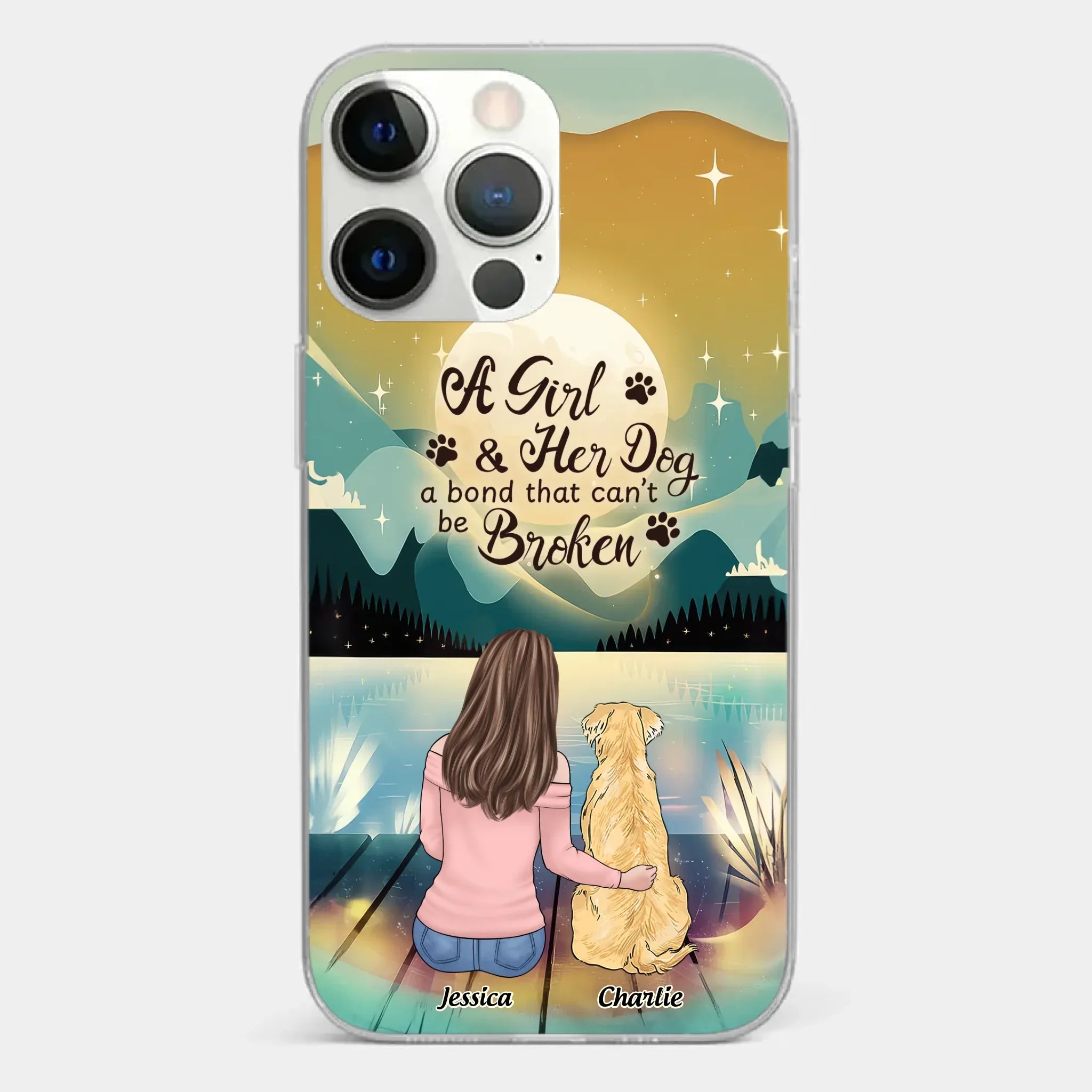 Unconditional Fur-love - Dog Personalized Custom Clear Phone Case - Gift For Pet Owners, Pet Lovers
