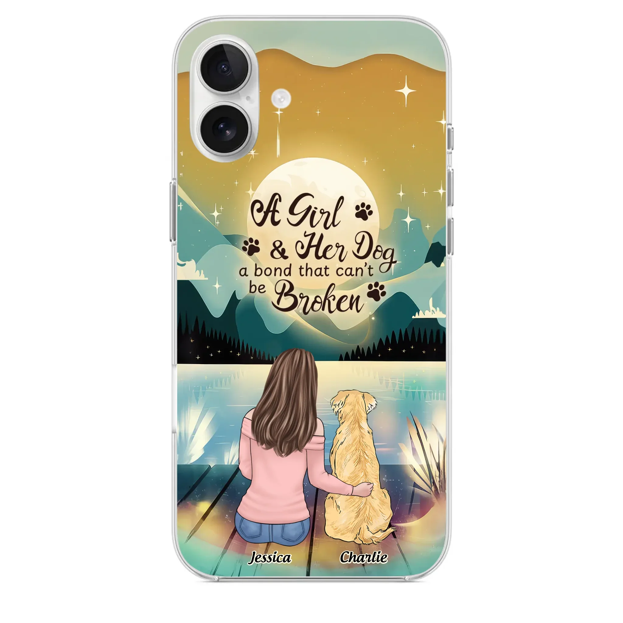 Unconditional Fur-love - Dog Personalized Custom Clear Phone Case - Gift For Pet Owners, Pet Lovers