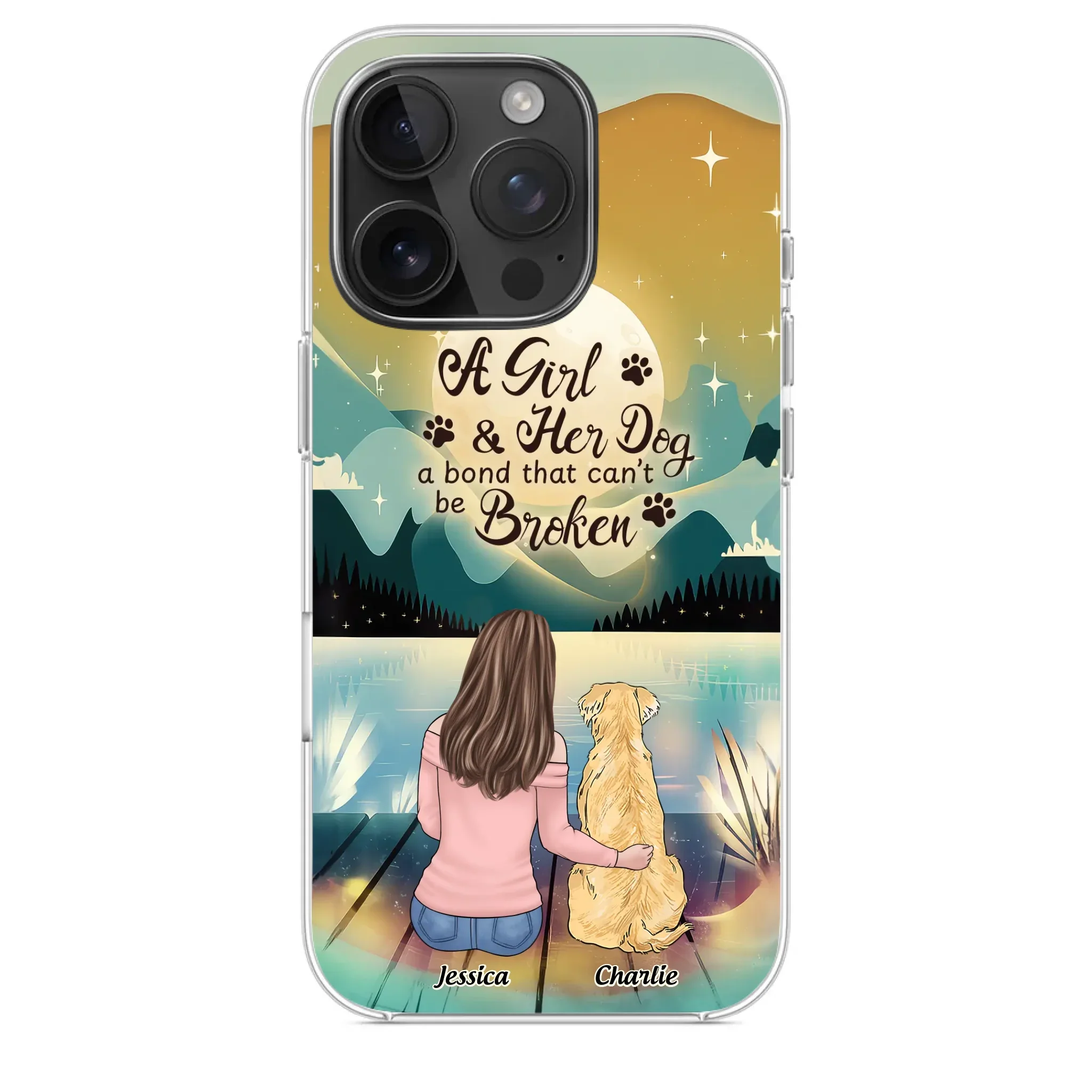 Unconditional Fur-love - Dog Personalized Custom Clear Phone Case - Gift For Pet Owners, Pet Lovers