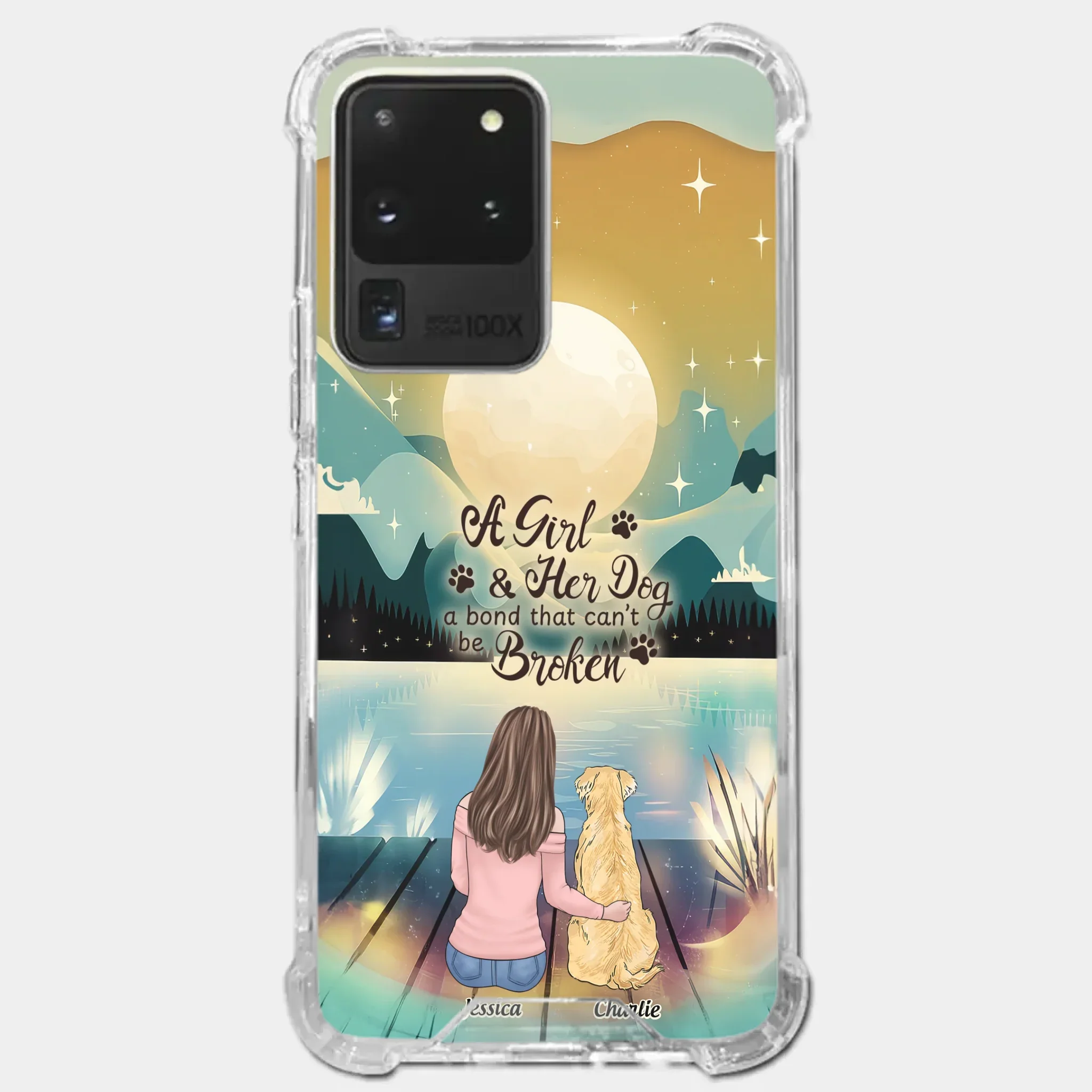 Unconditional Fur-love - Dog Personalized Custom Clear Phone Case - Gift For Pet Owners, Pet Lovers