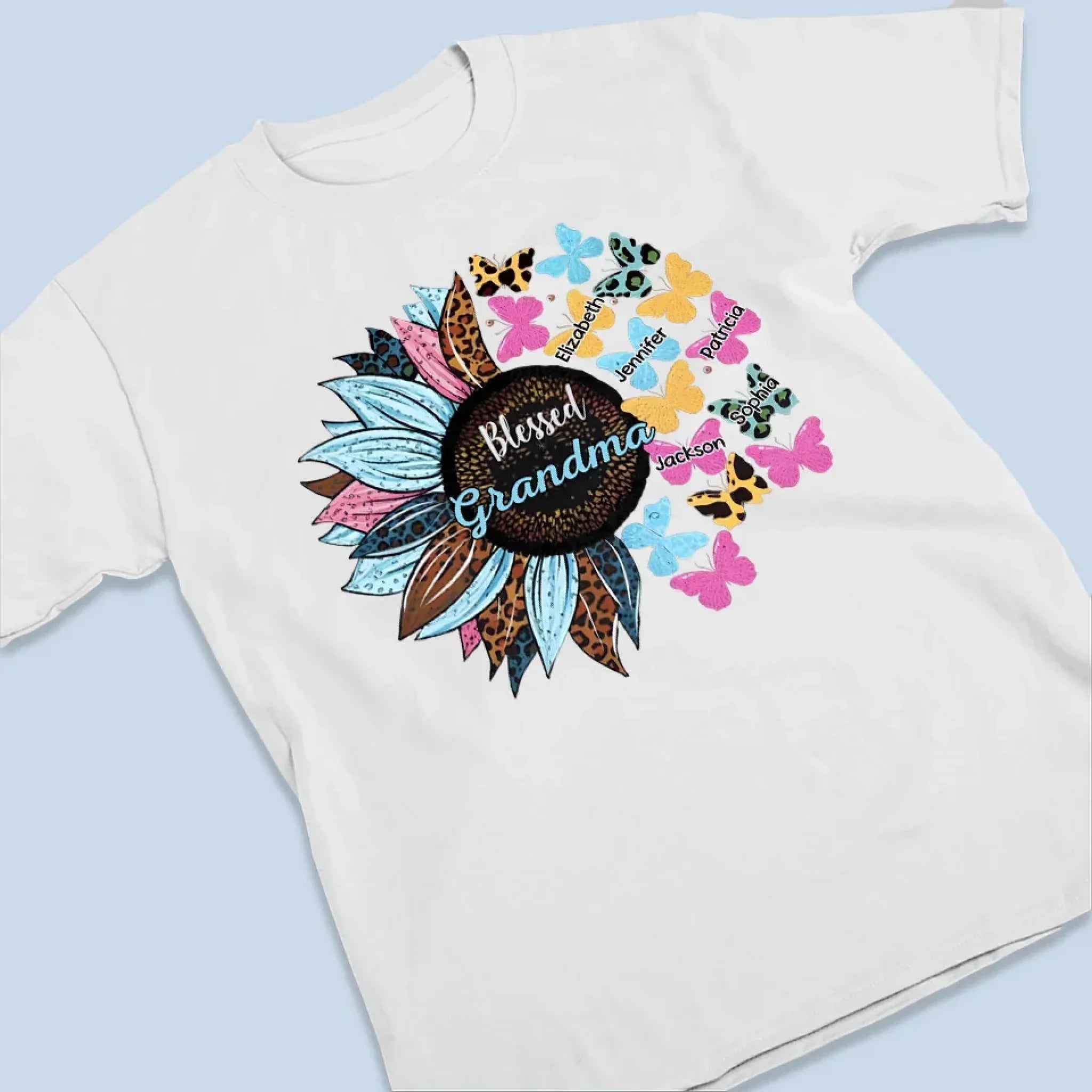Grandma’s Love Is A Gift That Never Fades - Family Personalized Custom Unisex T-shirt, Premium T-shirt, Hoodie - Gift For Mom, Grandma