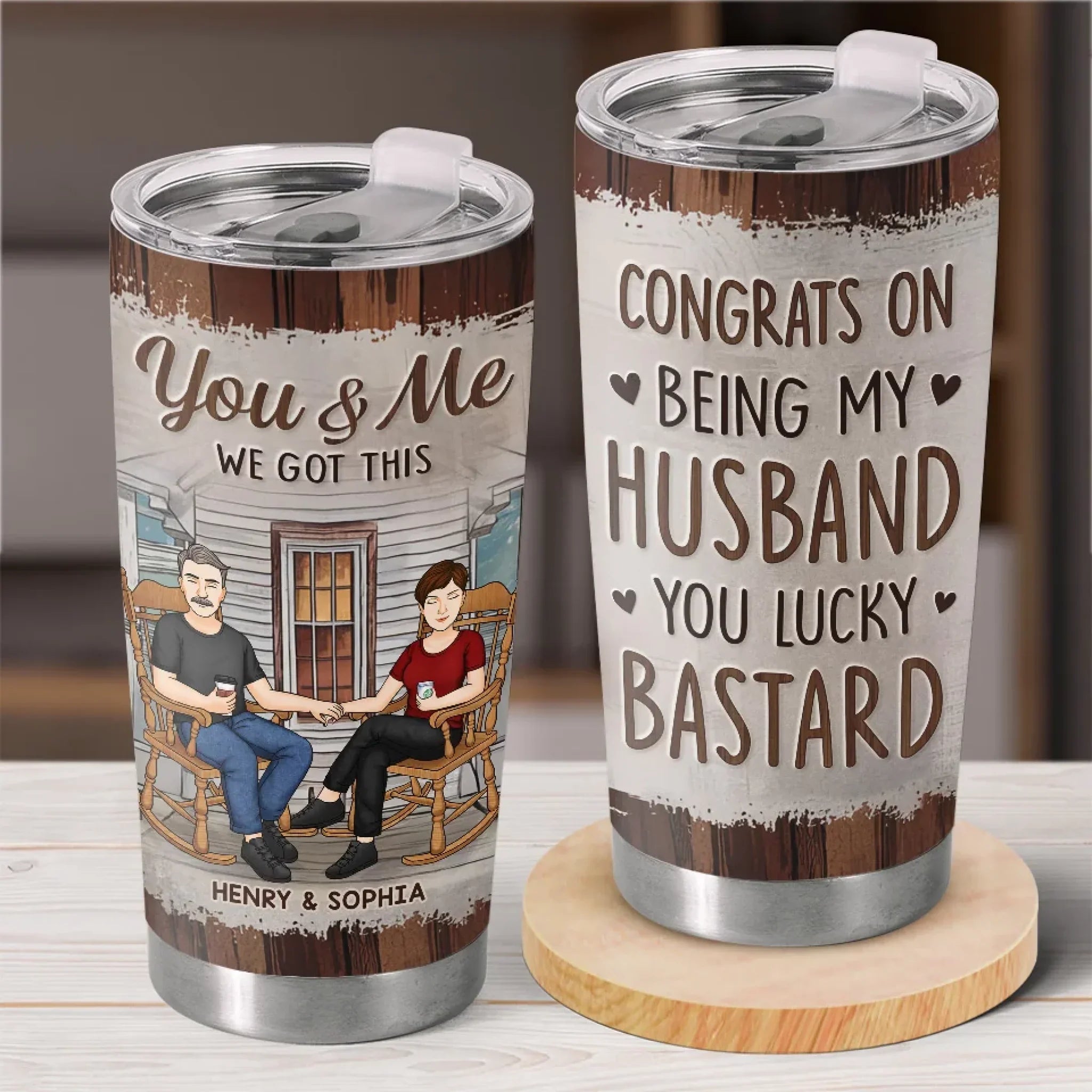 Fate Knew I Was Meant For You - Couple Personalized Custom Tumbler - Gift For Husband Wife, Anniversary