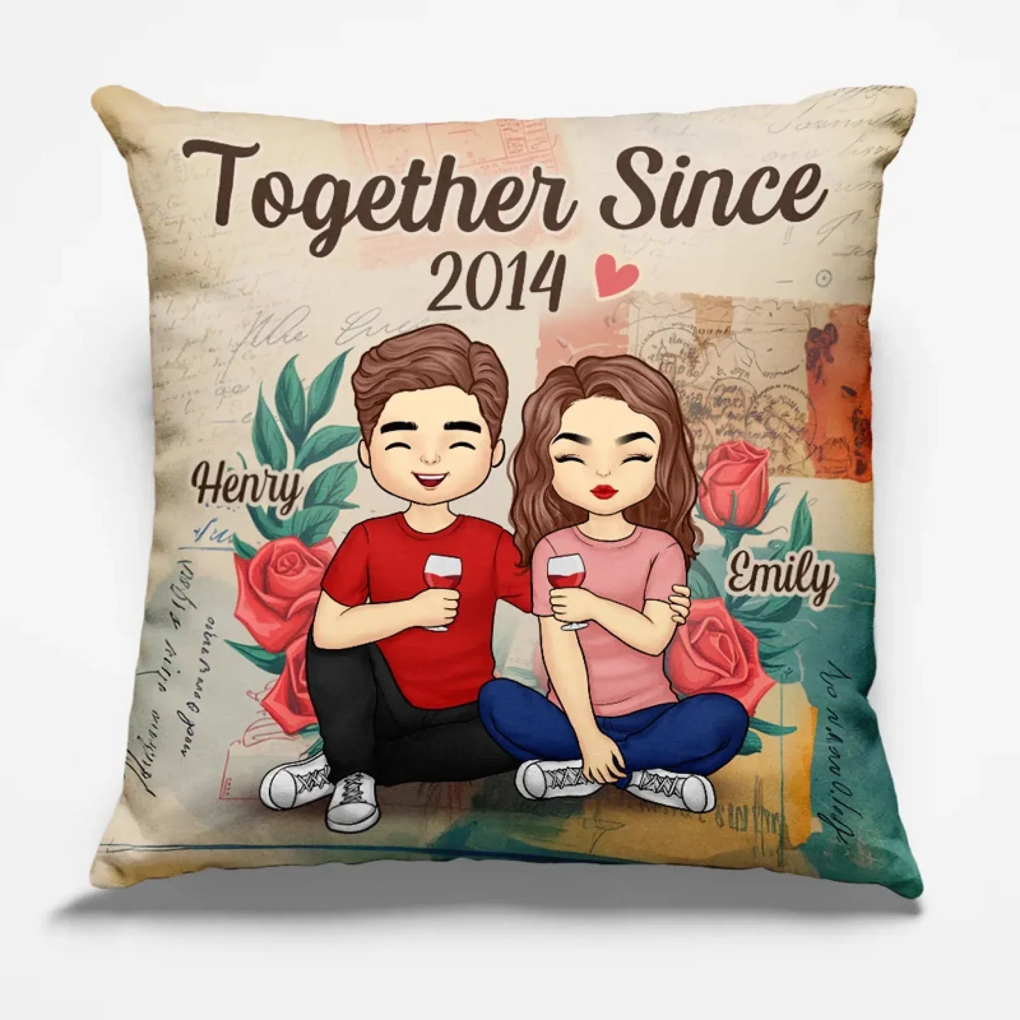 You Were The Missing Piece Of My Soul - Couple Personalized Custom Pillow - Gift For Husband Wife, Anniversary