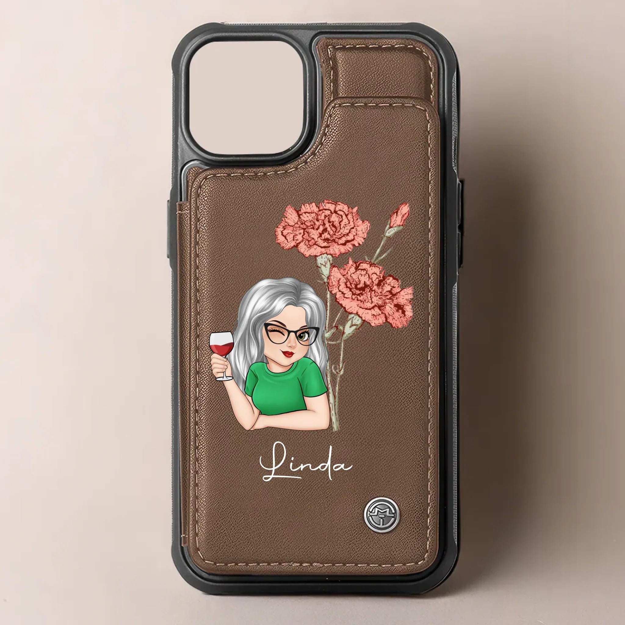 A Hobby A Day Keeps The Stress Away - Family Personalized Custom Leather Flip Wallet Phone Case - Gift For Yourself, Best Friends, Siblings, Family Members