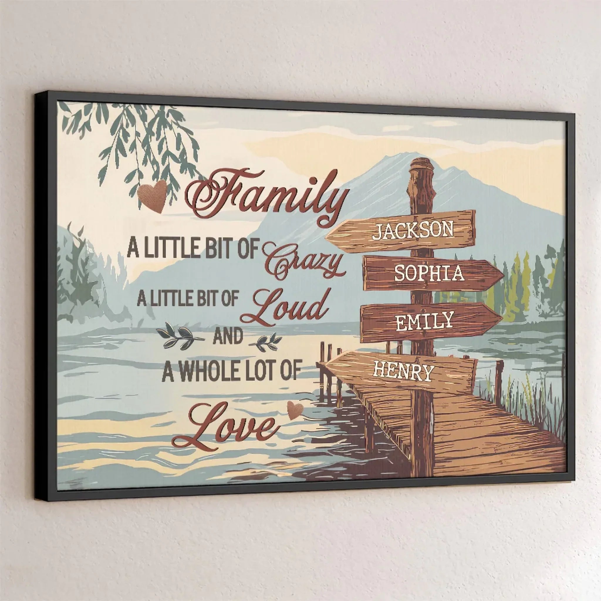 Turn Your Favorite Memories Into Something Special - Family Personalized Custom Horizontal Poster - Gift For Family Members