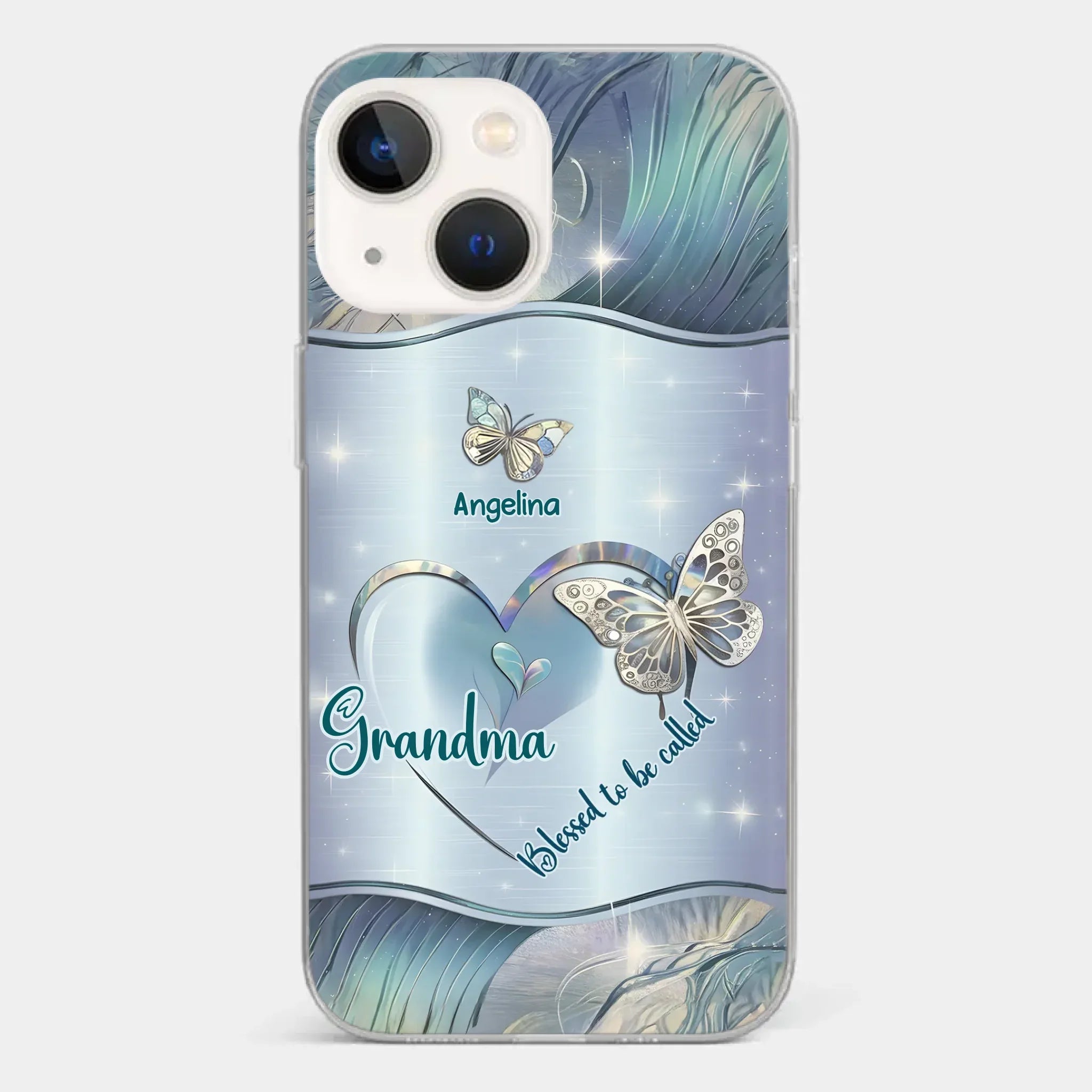 Home Is Where Your Grandma Is - Family Personalized Custom Clear Phone Case - Gift For Mom, Grandma