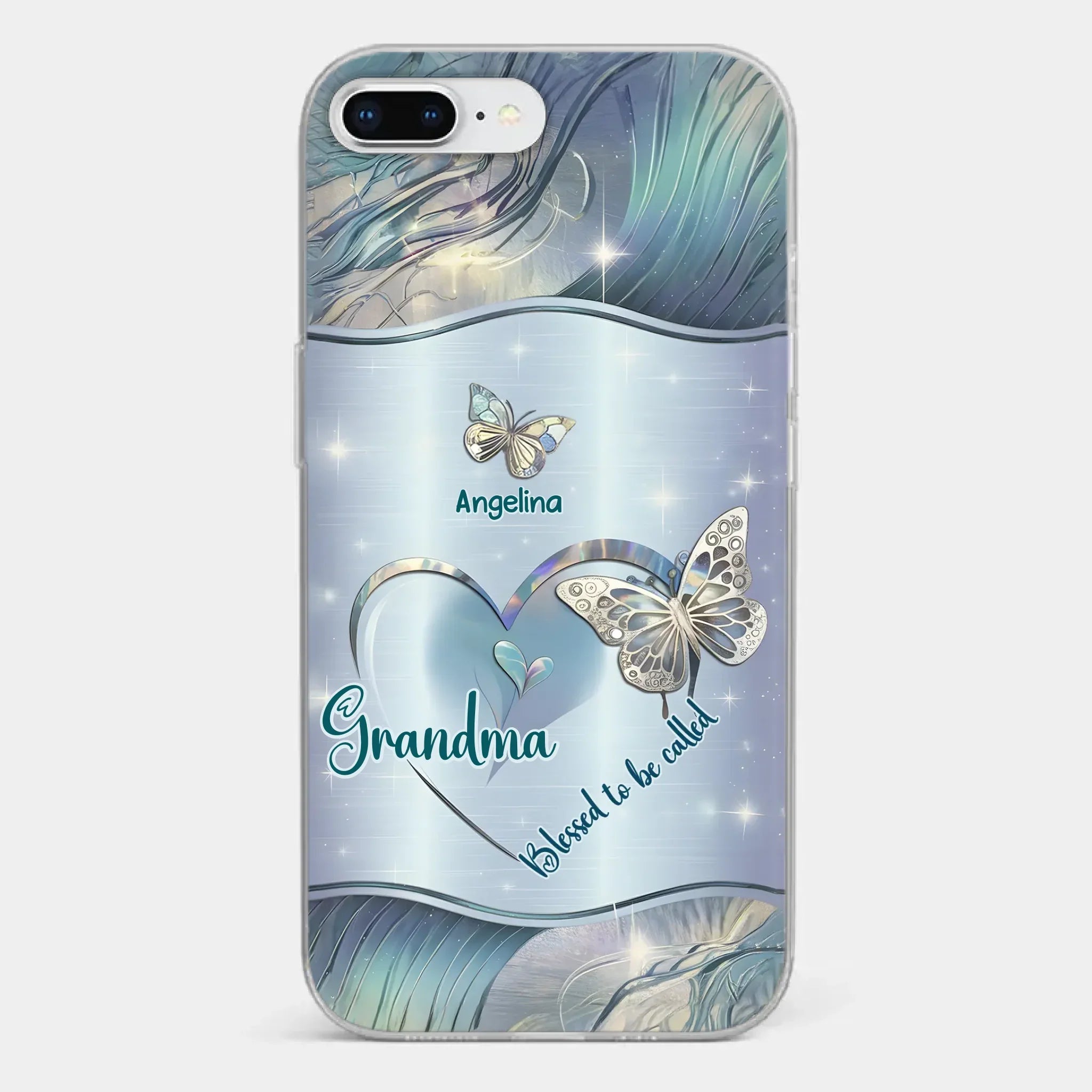 Home Is Where Your Grandma Is - Family Personalized Custom Clear Phone Case - Gift For Mom, Grandma