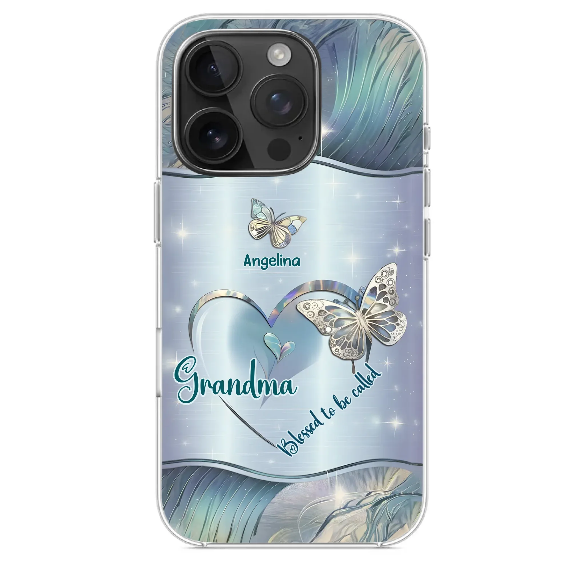 Home Is Where Your Grandma Is - Family Personalized Custom Clear Phone Case - Gift For Mom, Grandma