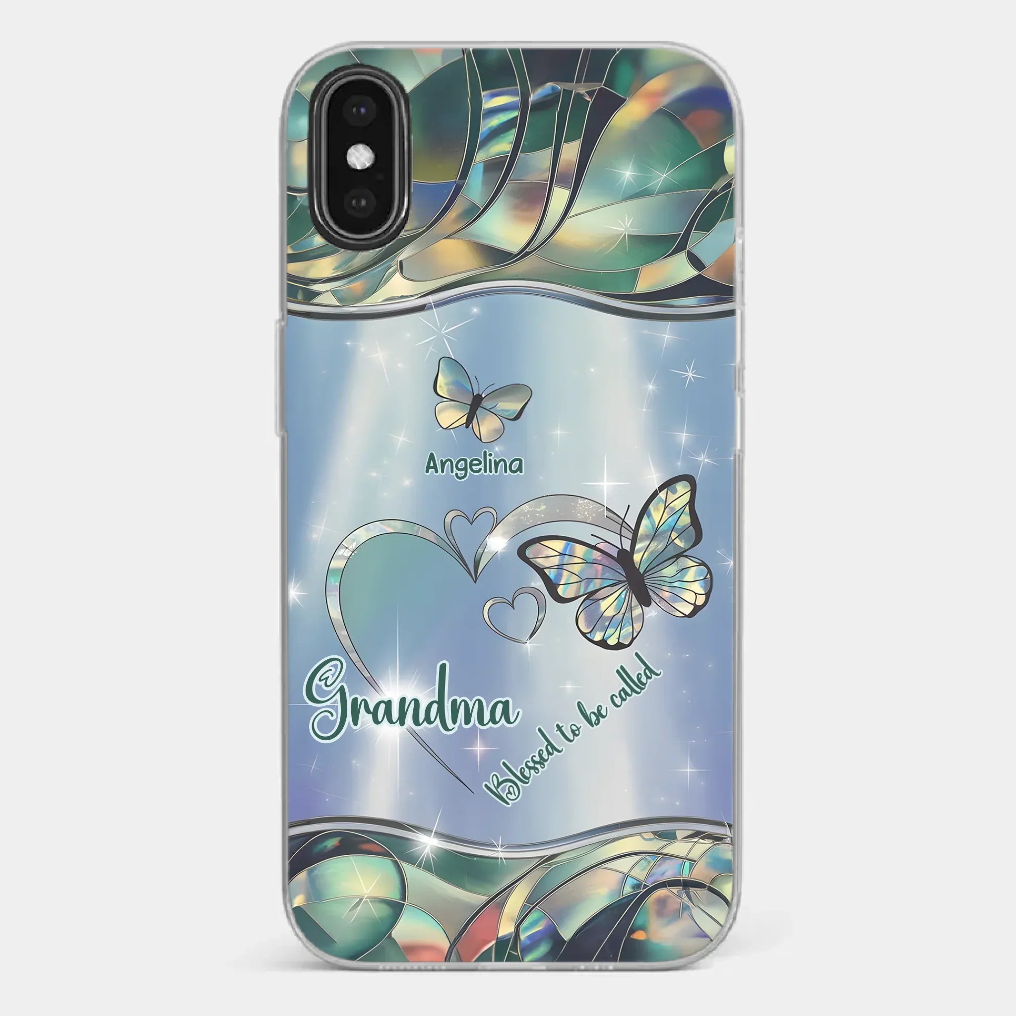 If Nothing Is Going Well, Call Your Grandma - Family Personalized Custom Clear Phone Case - Gift For Mom, Grandma