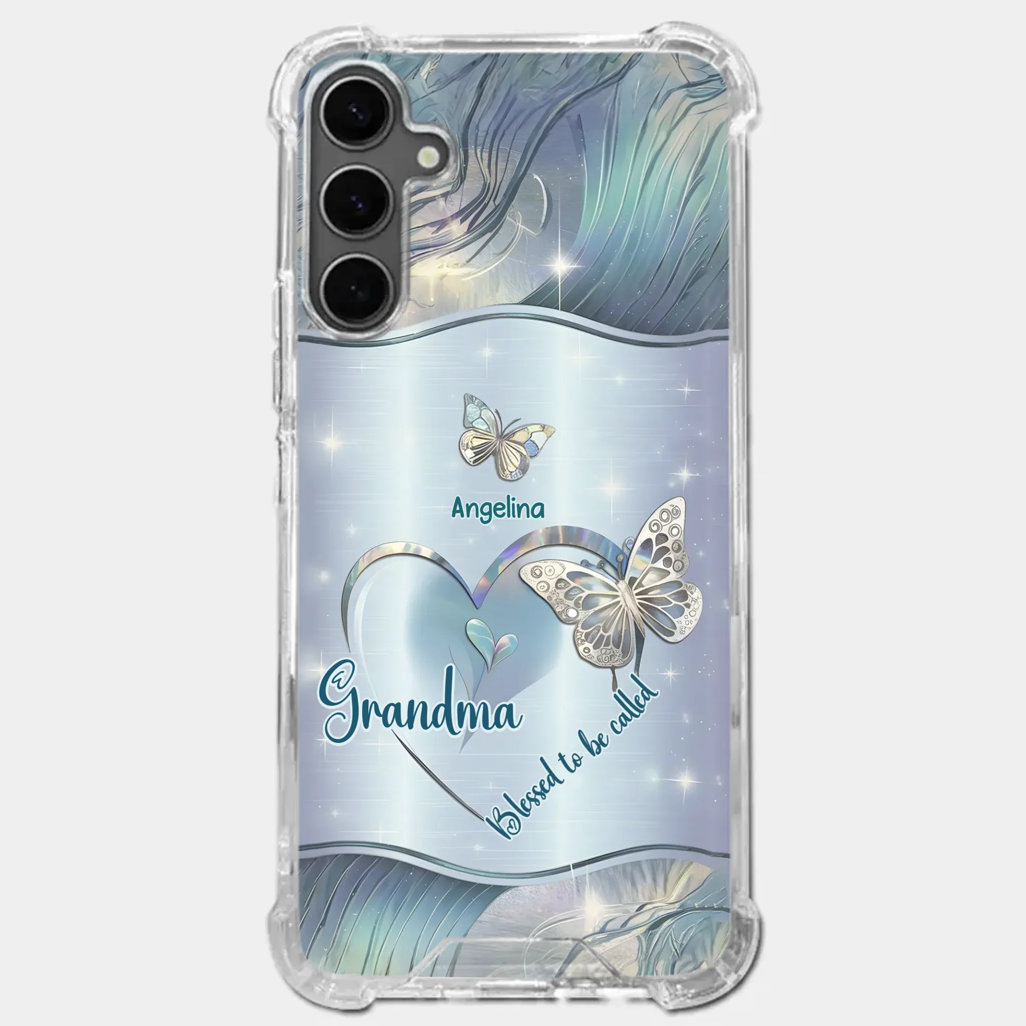 Home Is Where Your Grandma Is - Family Personalized Custom Clear Phone Case - Gift For Mom, Grandma