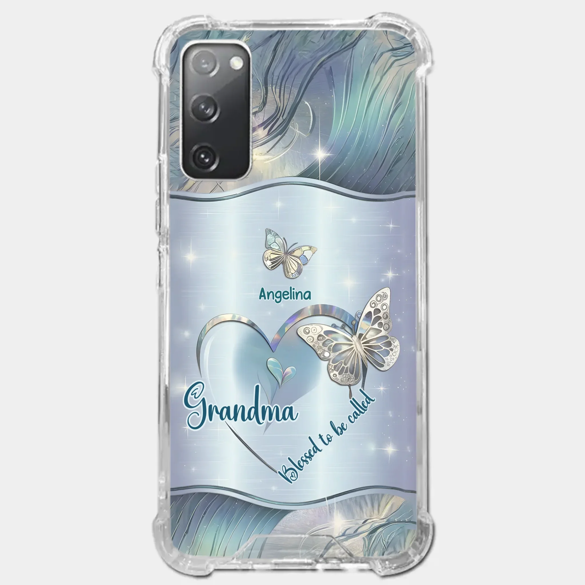 Home Is Where Your Grandma Is - Family Personalized Custom Clear Phone Case - Gift For Mom, Grandma