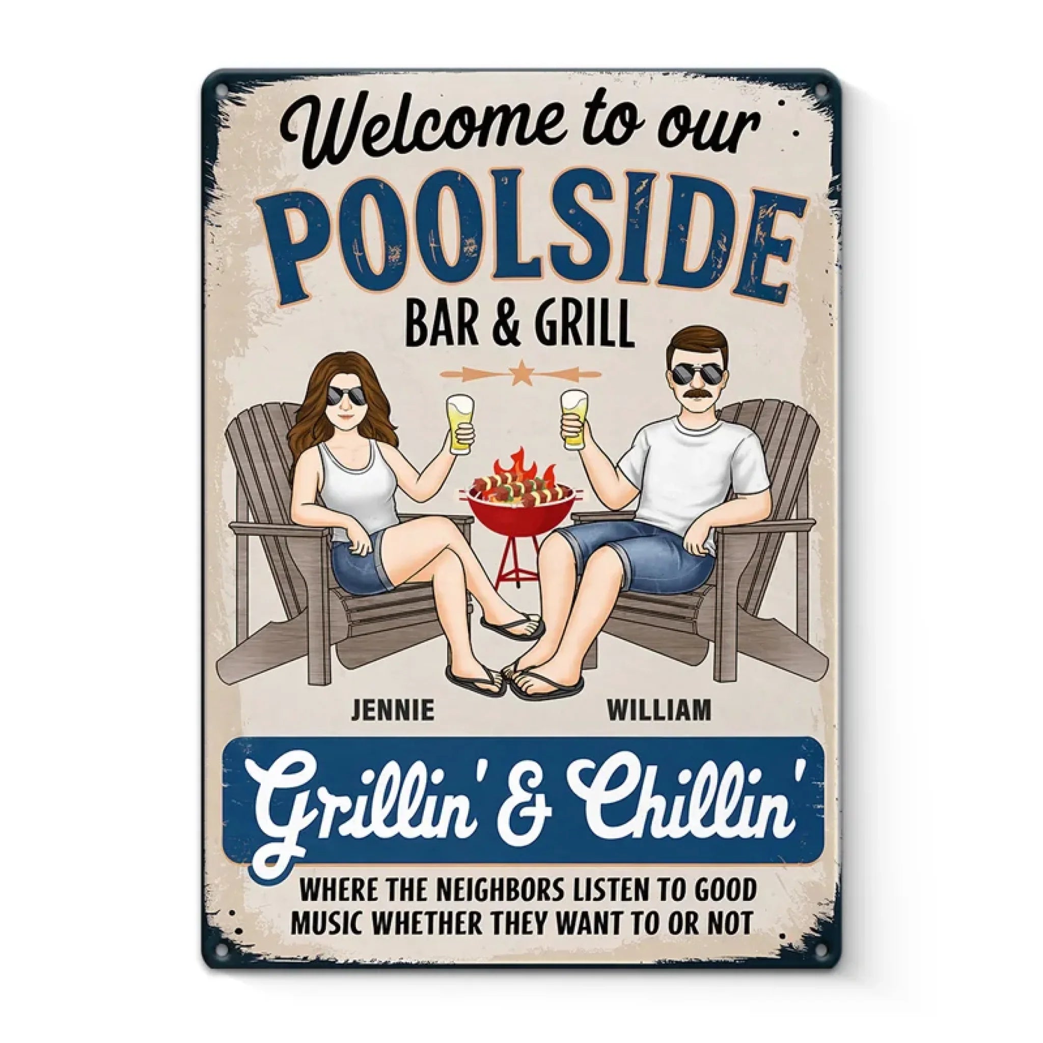A Little Something To Make Your Space Feel Special - Couple Personalized Custom Home Decor Metal Sign - Gift For Yourself, Husband Wife, Best Friends, Family Members