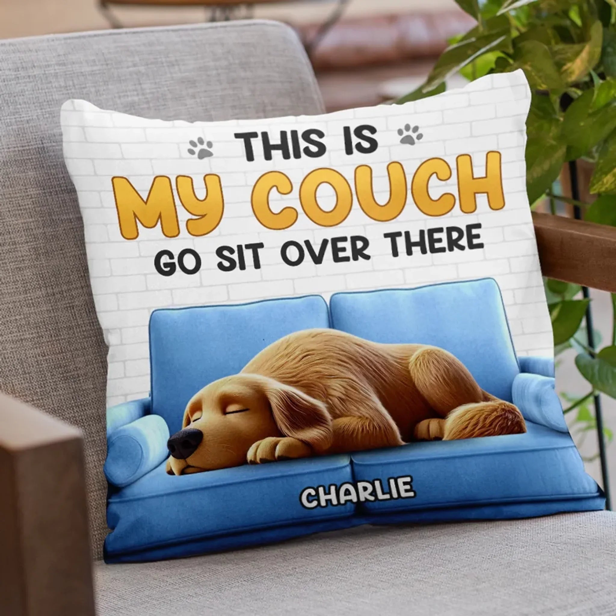 A Cozy Way To Celebrate Your Love For Your Pup - Dog Personalized Custom Pillow - Gift For Pet Owners, Pet Lovers