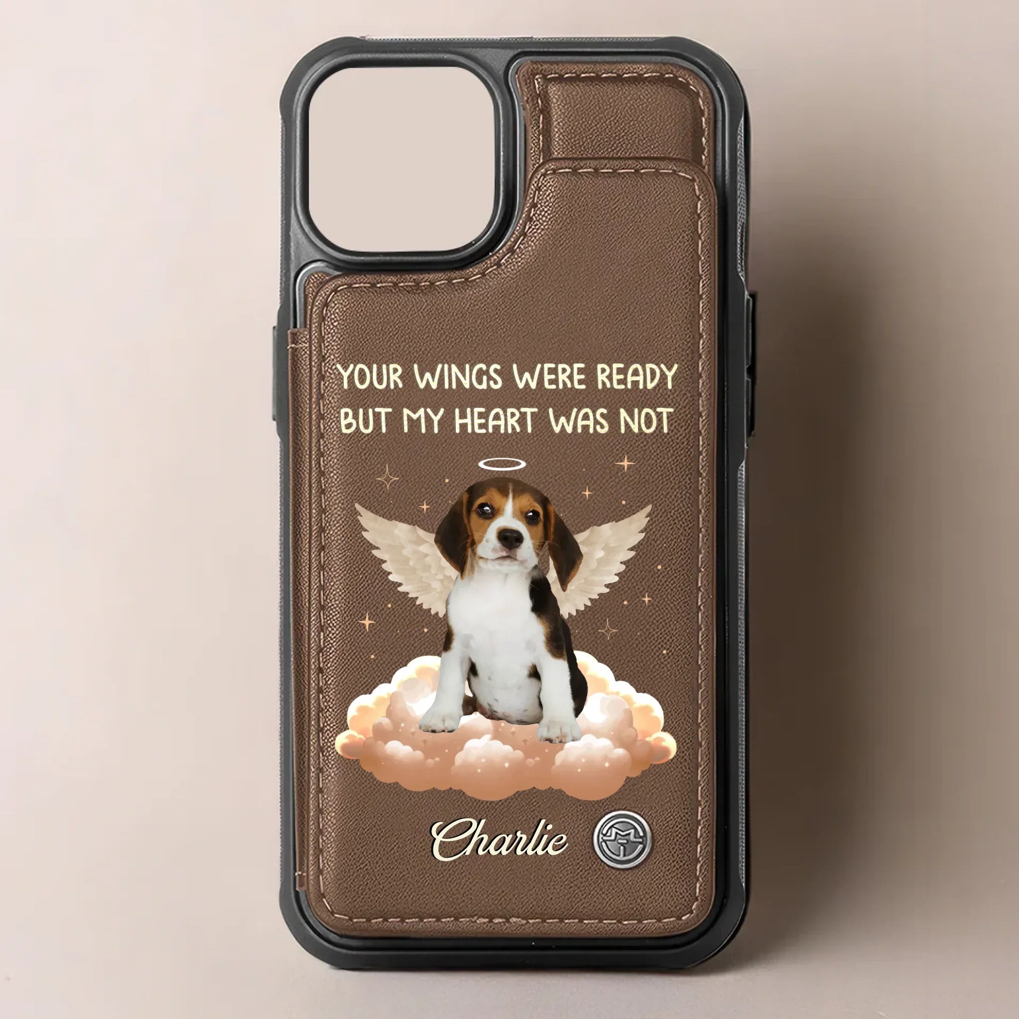 Custom Photo Forever In My Heart, My Sweet Friend - Memorial Personalized Custom Leather Flip Wallet Phone Case - Sympathy Gift For Pet Owners, Pet Lovers