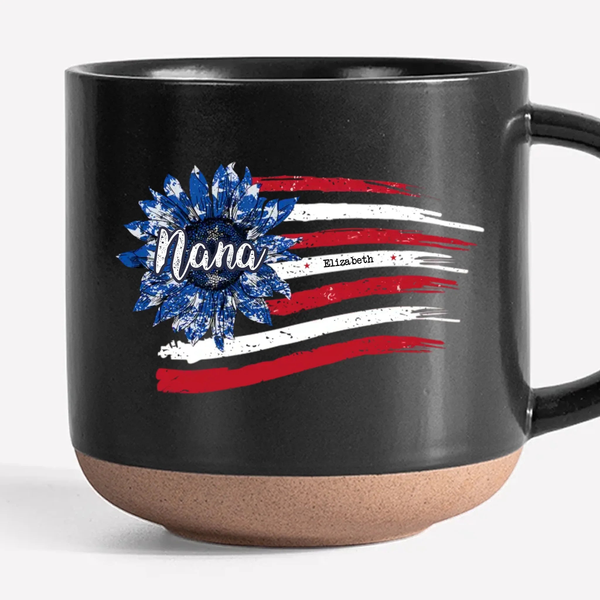 Because Being A Mom And Grandma Deserves A Special Spotlight - Family Personalized Custom Printed Pottery Mug - Gift For Mom, Grandma