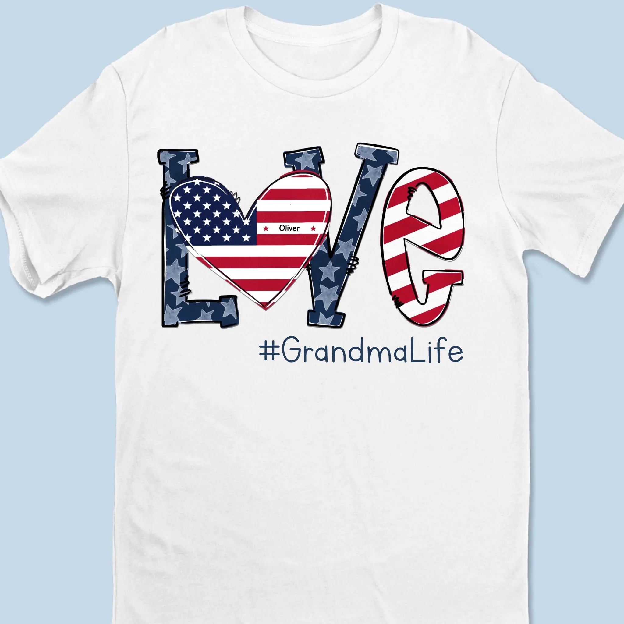 Your Love Is The Heart Of Our Home - Family Personalized Custom Unisex T-shirt, Premium T-shirt, Hoodie - 4th Of July, Mother's Day, Gift For Mom, Grandma