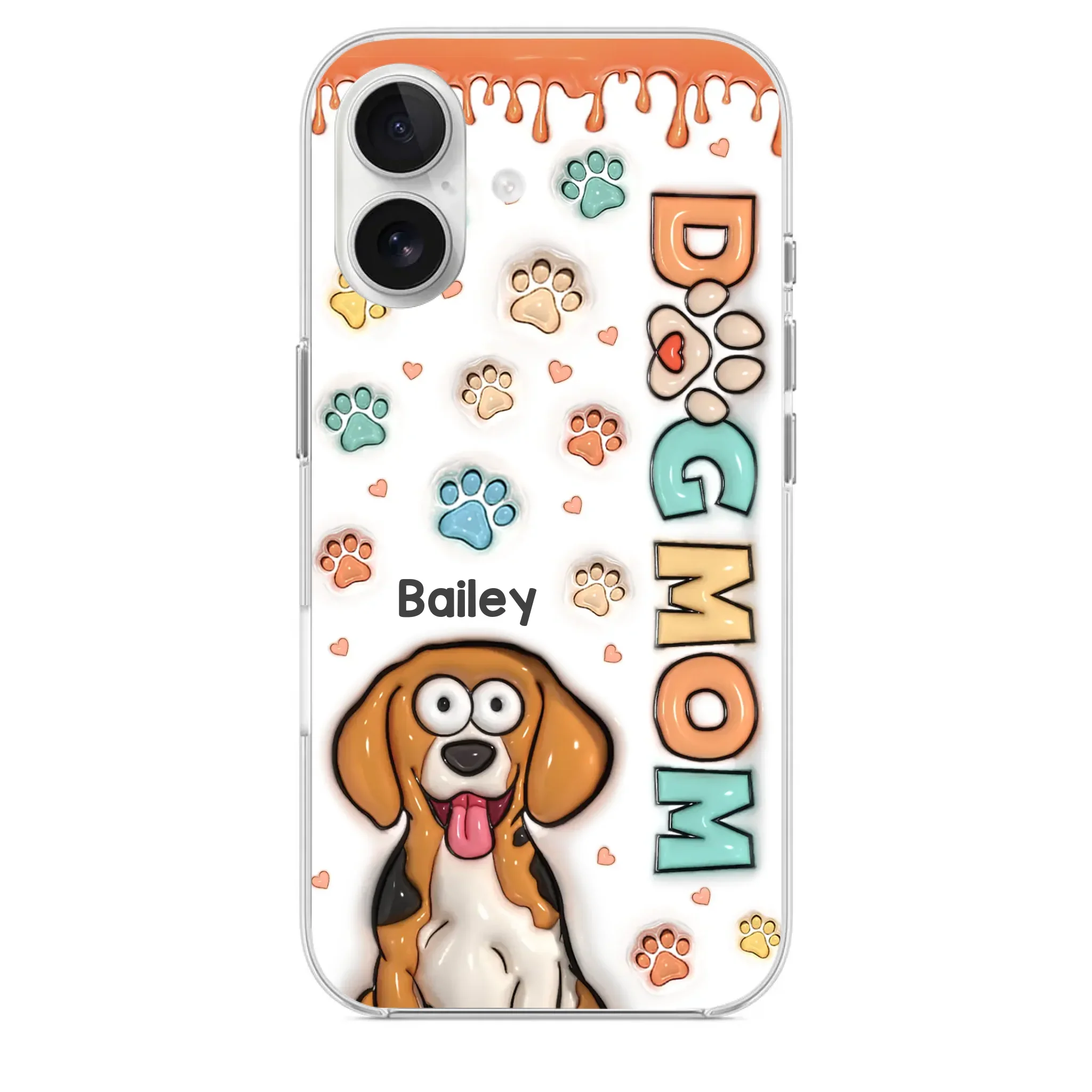 A Pet Is A Friend You Can Count On - Dog & Cat Personalized Custom 3D Inflated Effect Printed Clear Phone Case - Gift For Pet Owners, Pet Lovers