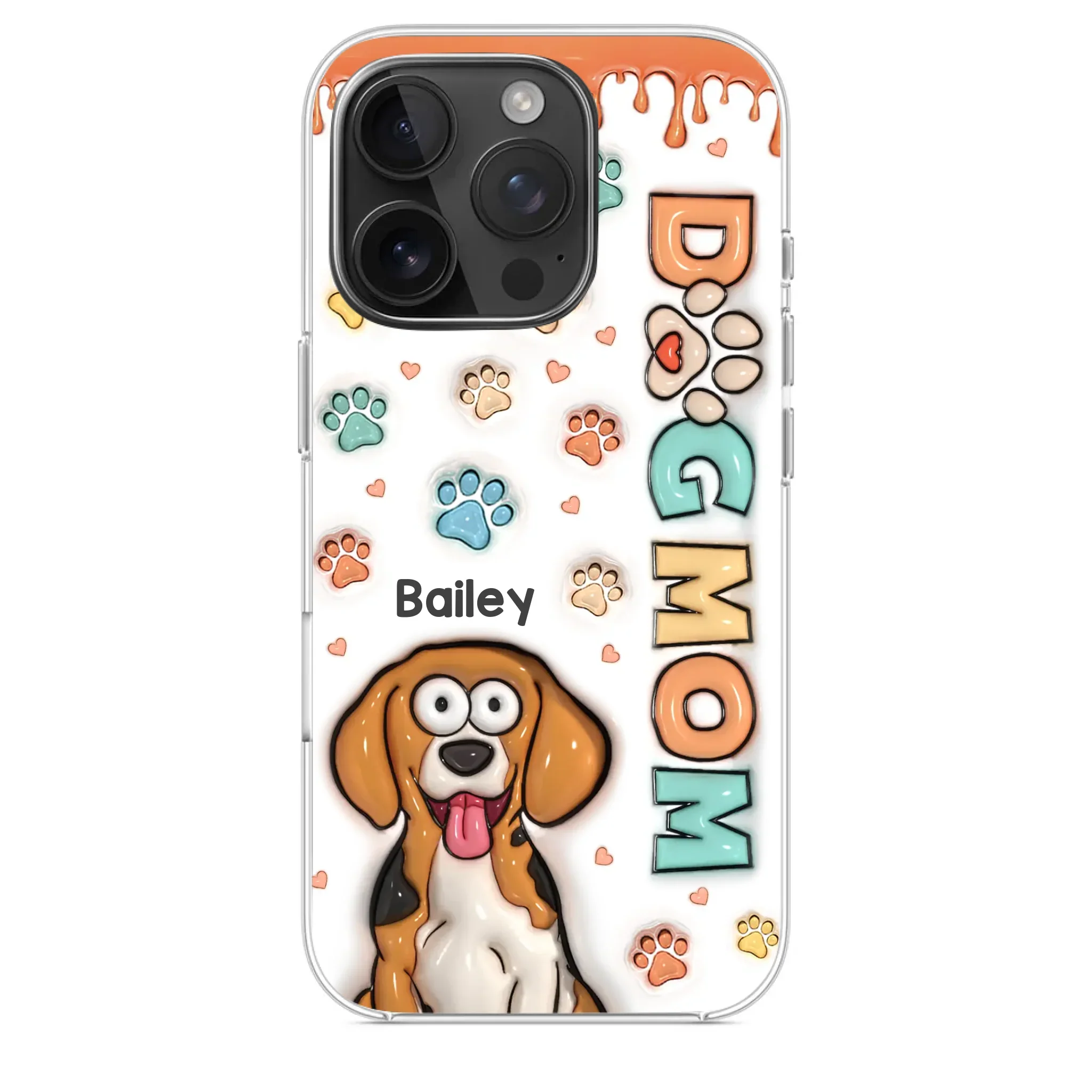 A Pet Is A Friend You Can Count On - Dog & Cat Personalized Custom 3D Inflated Effect Printed Clear Phone Case - Gift For Pet Owners, Pet Lovers
