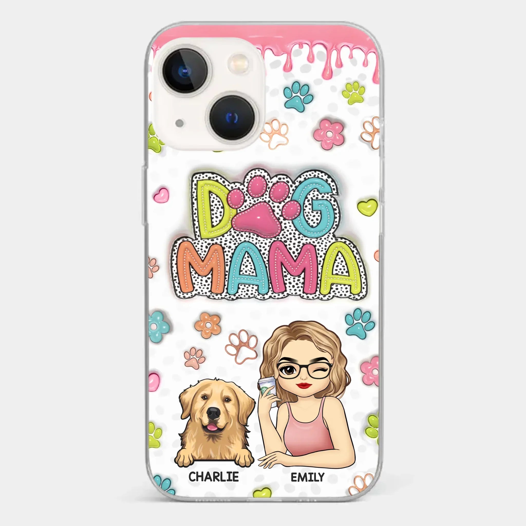 My Fur Babies Have Paws And Tails - Dog & Cat Personalized Custom 3D Inflated Effect Printed Clear Phone Case - Christmas Gift For Pet Owners, Pet Lovers