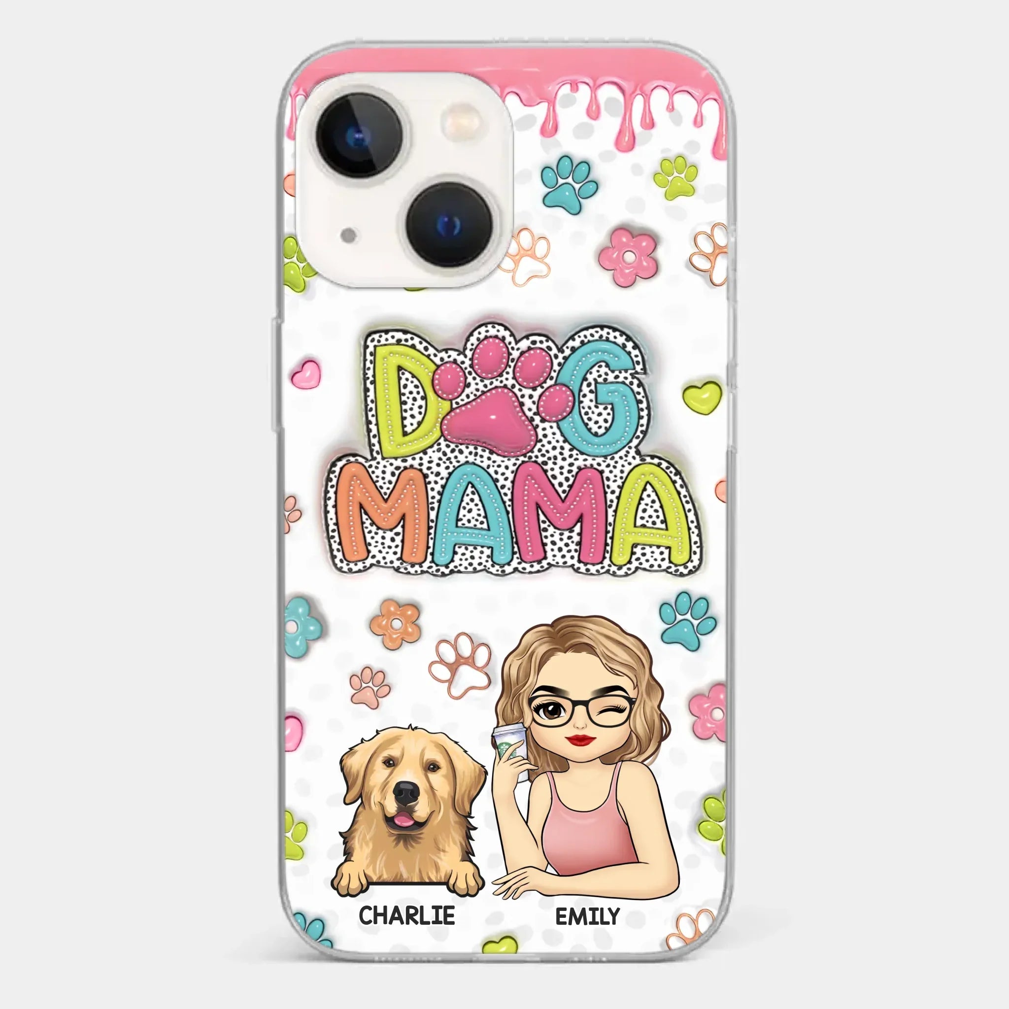 My Fur Babies Have Paws And Tails - Dog & Cat Personalized Custom 3D Inflated Effect Printed Clear Phone Case - Christmas Gift For Pet Owners, Pet Lovers