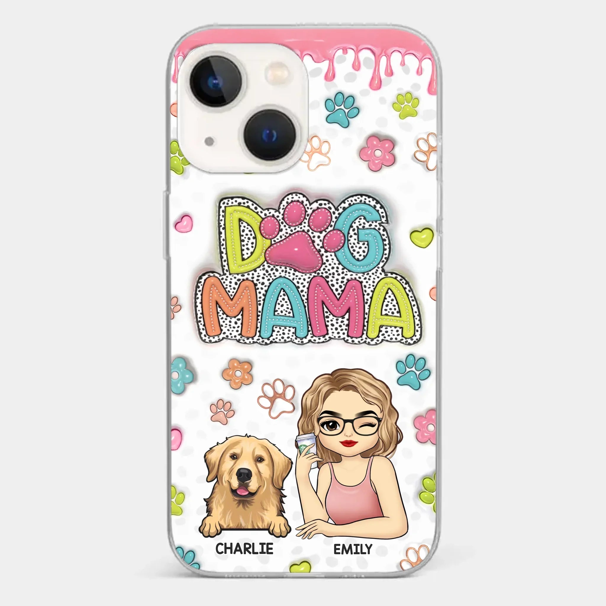My Fur Babies Have Paws And Tails - Dog & Cat Personalized Custom 3D Inflated Effect Printed Clear Phone Case - Christmas Gift For Pet Owners, Pet Lovers
