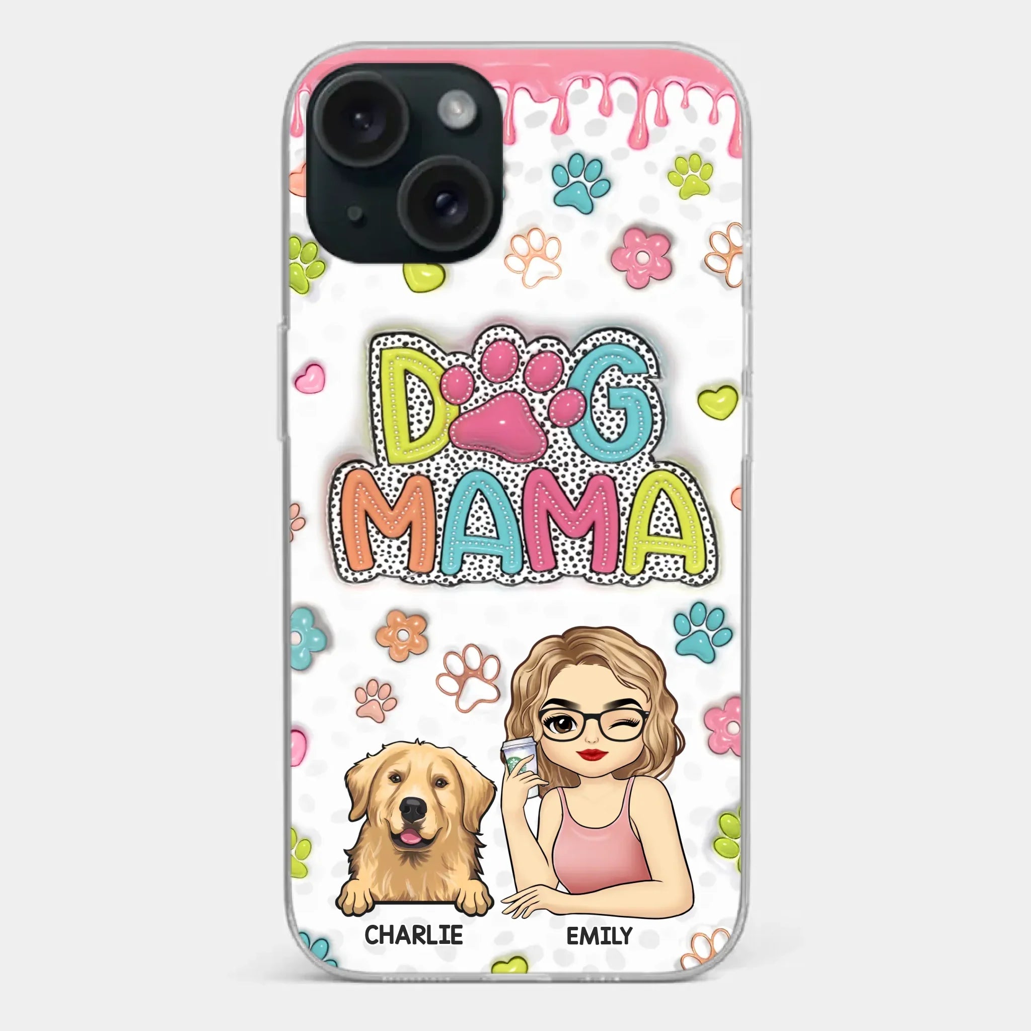 My Fur Babies Have Paws And Tails - Dog & Cat Personalized Custom 3D Inflated Effect Printed Clear Phone Case - Christmas Gift For Pet Owners, Pet Lovers
